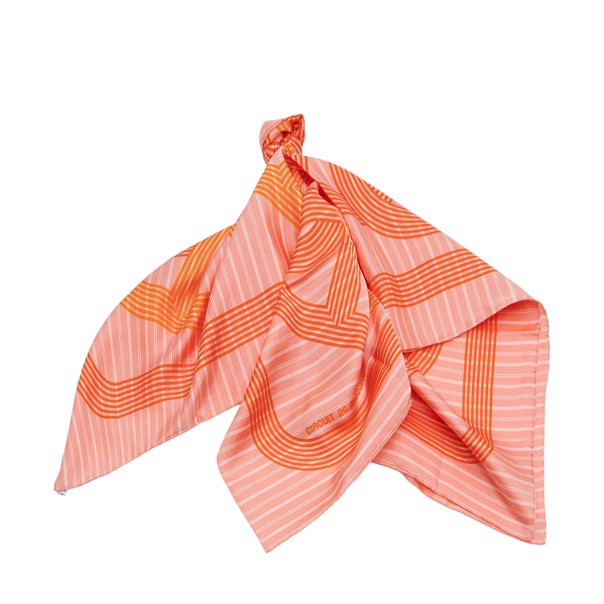 Hermes Silk Circuit 24 Faubourg 90cm Scarf (SHF-voToCp)