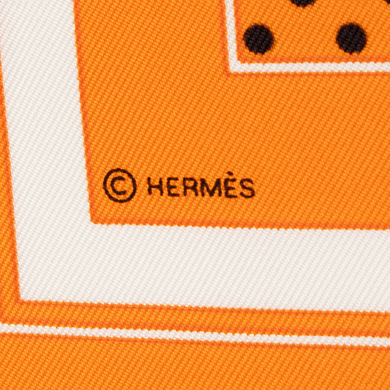 Hermes Silk Ex Libris 55cm Scarf (SHF-4Fc8ZM)