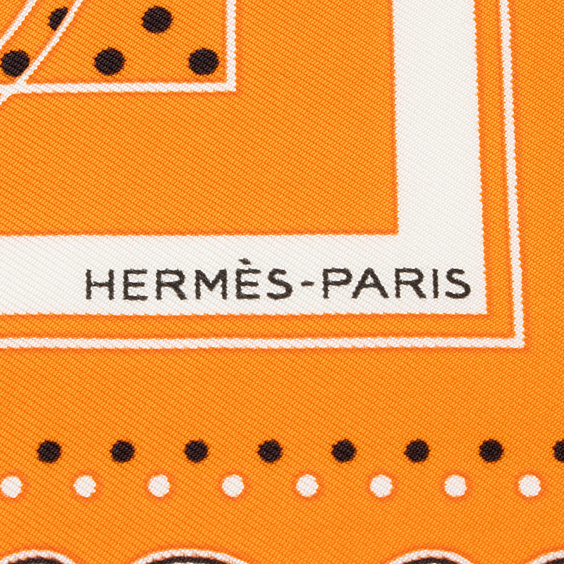 Hermes Silk Ex Libris 55cm Scarf (SHF-4Fc8ZM)