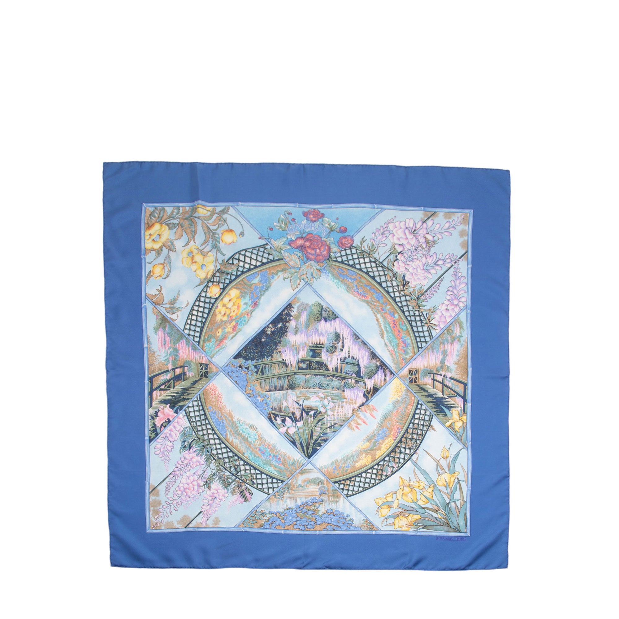 Hermes Silk Giverny 90cm Scarf (SHF-ARsuZI)