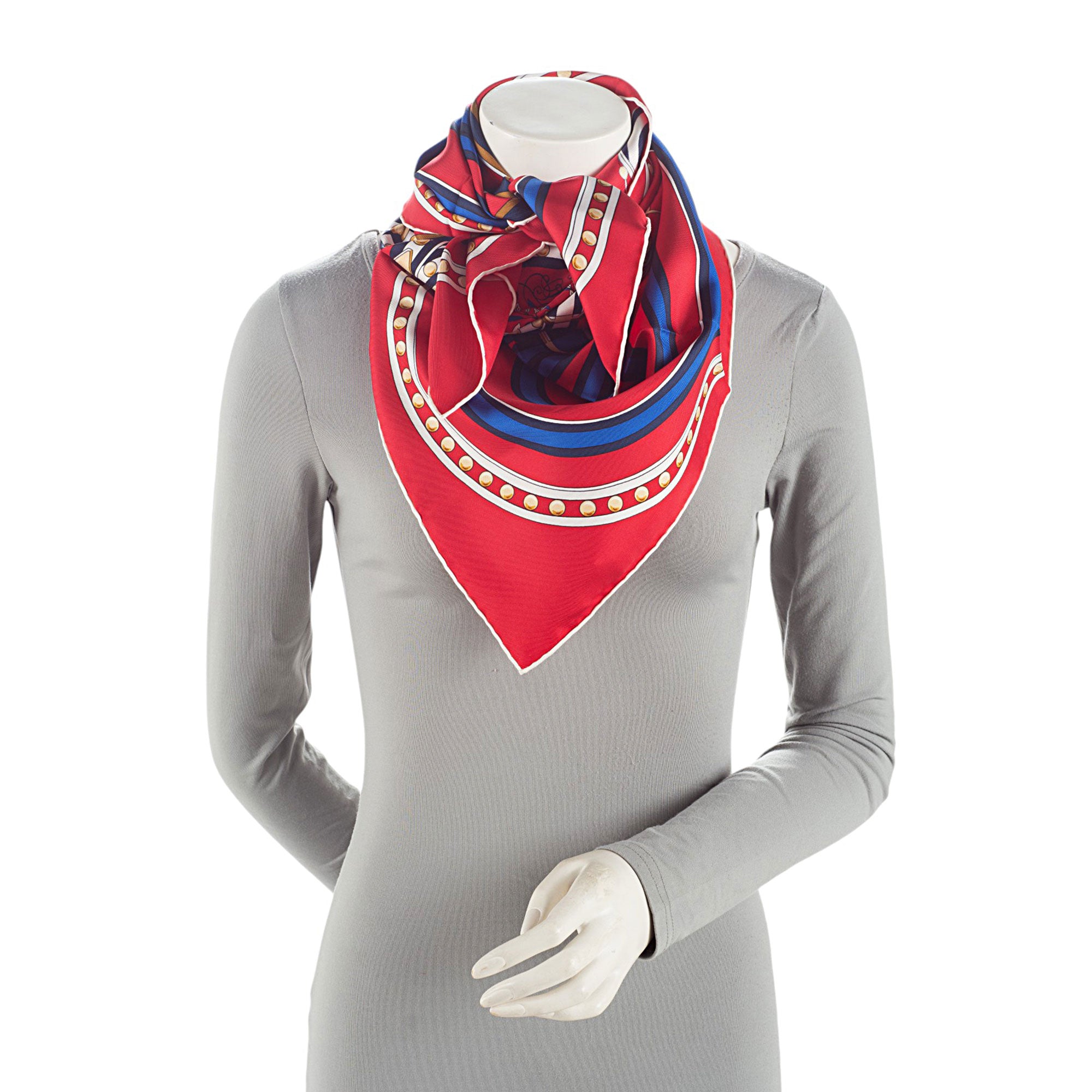 Hermes Silk Grand Tralala 90cm Scarf (SHF-PUWNhm)