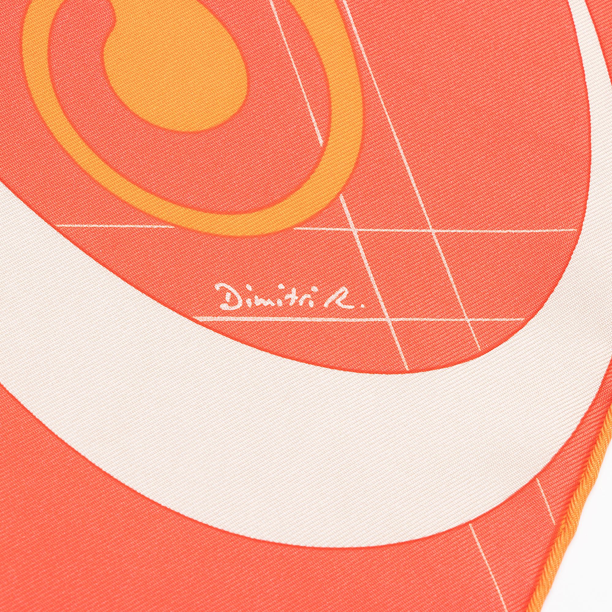 Hermes Silk H Comme Histories 90cm Scarf (SHF-22644)