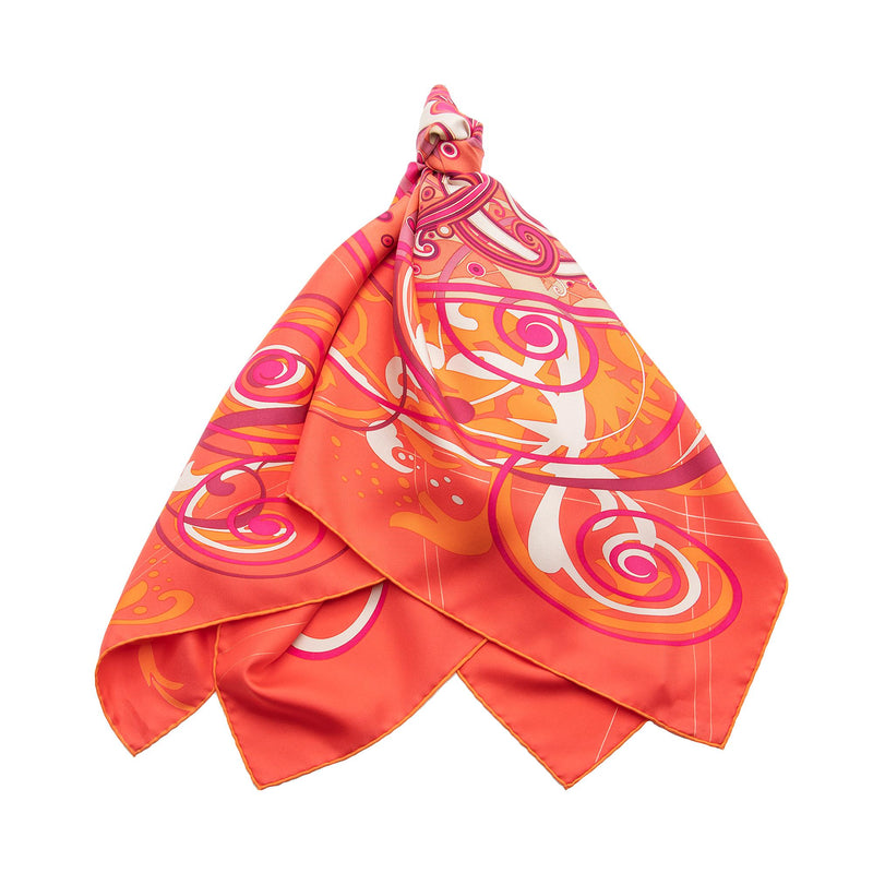 Hermes Silk H Comme Histories 90cm Scarf (SHF-22644)