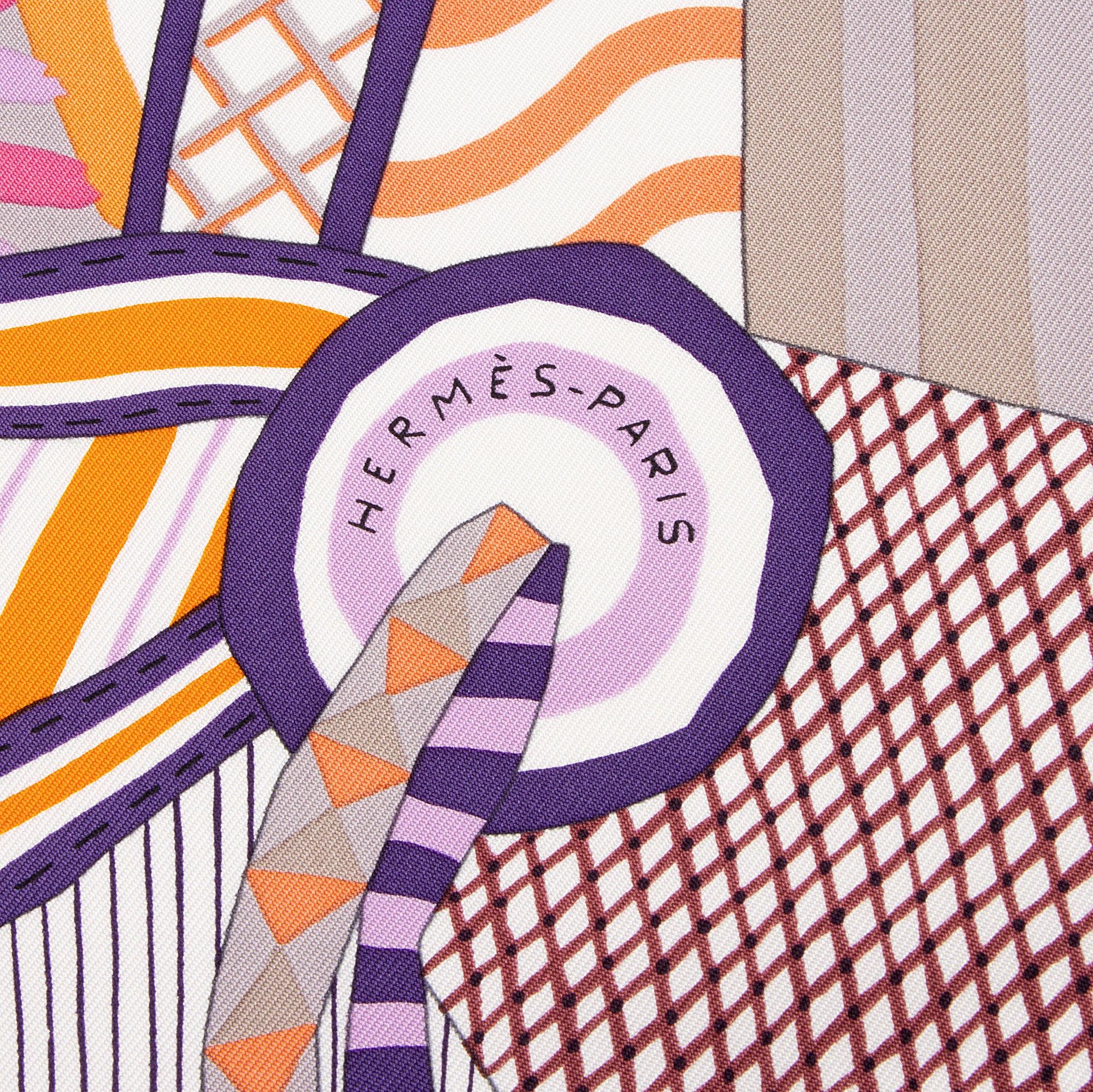 Hermes Silk Imaginaire Dossard 90cm Scarf (SHF-KLRcAu)