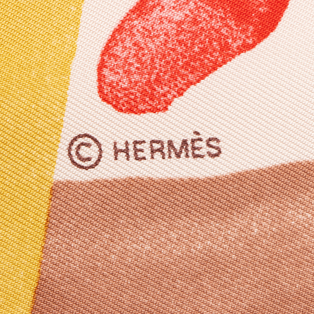Hermes Silk Le Cavalier a la Trompette 90cm Scarf