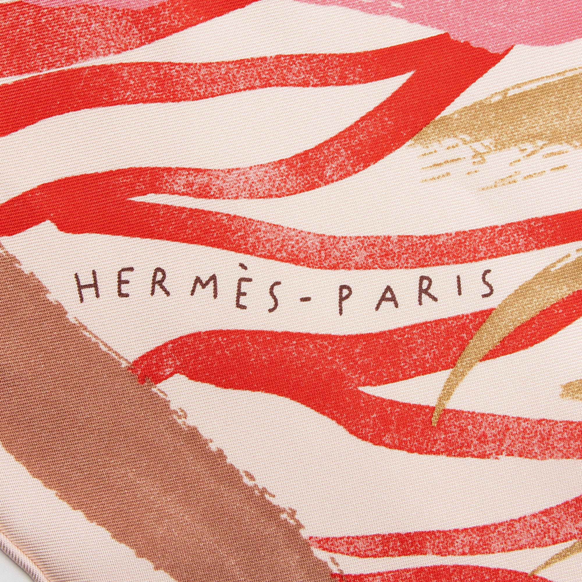 Hermes Silk Le Cavalier a la Trompette 90cm Scarf