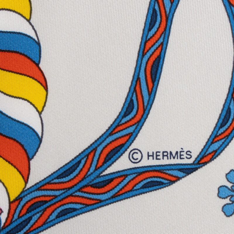 Hermes Silk Le Sacre de L'Hiver Square 40cm Scarf (SHF-rPTYyw)