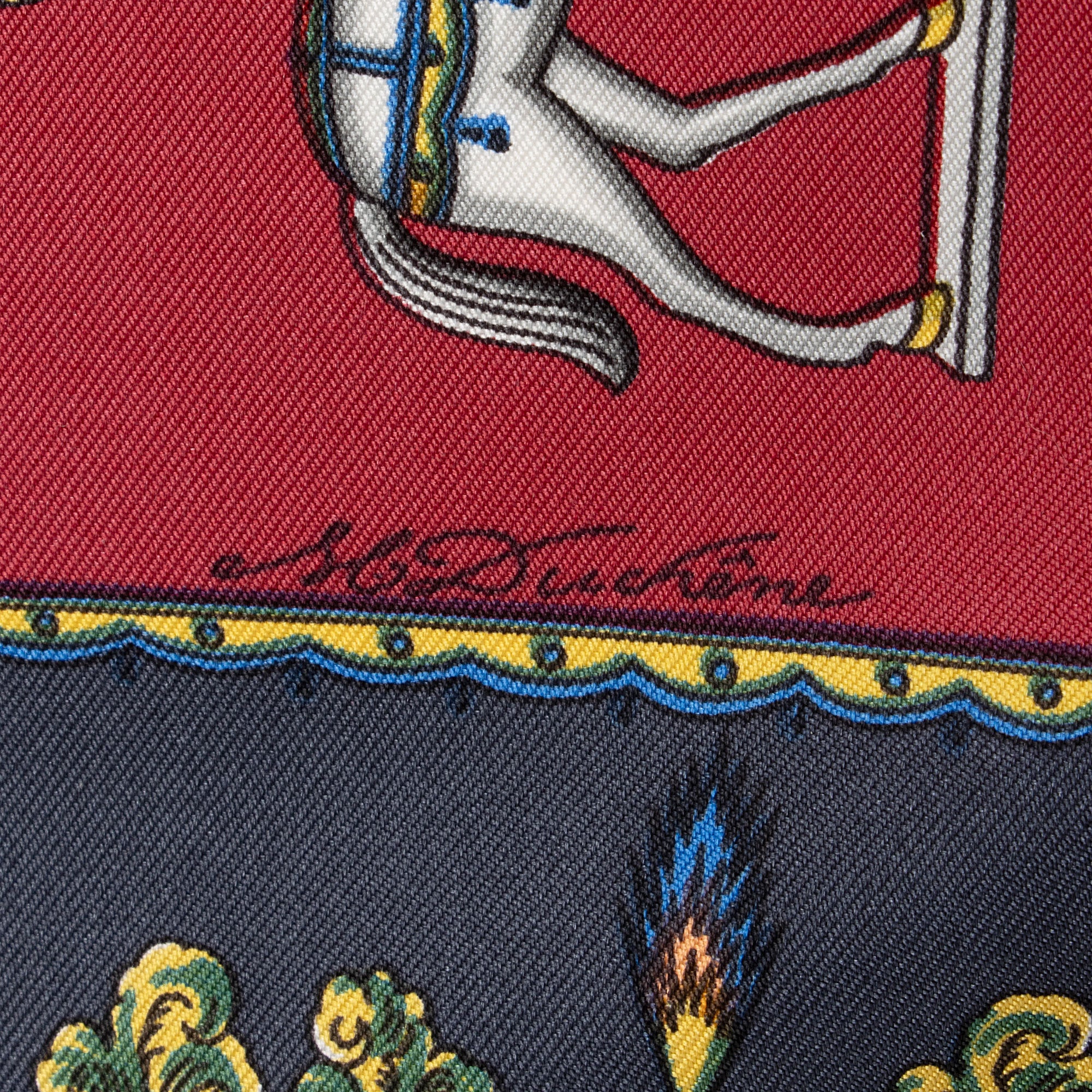Hermes Silk Les Artificiers 90cm Scarf (SHF-d0s4nA)