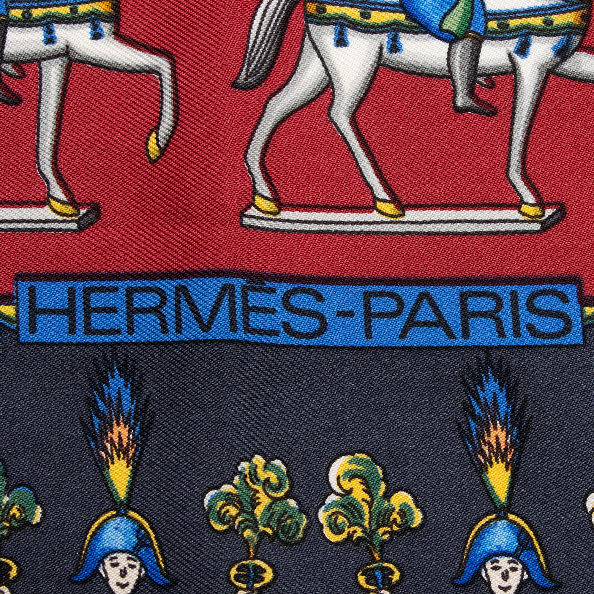Hermes Silk Les Artificiers 90cm Scarf (SHF-d0s4nA)