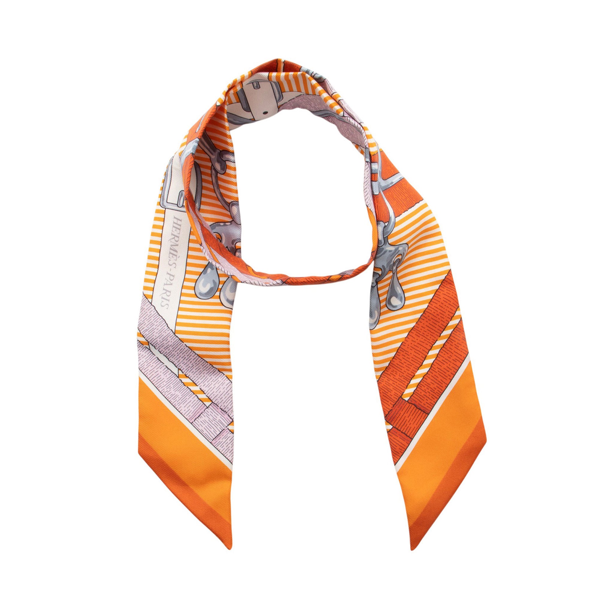 Hermes Silk Mors à Jouets Chemise Twilly Scarf