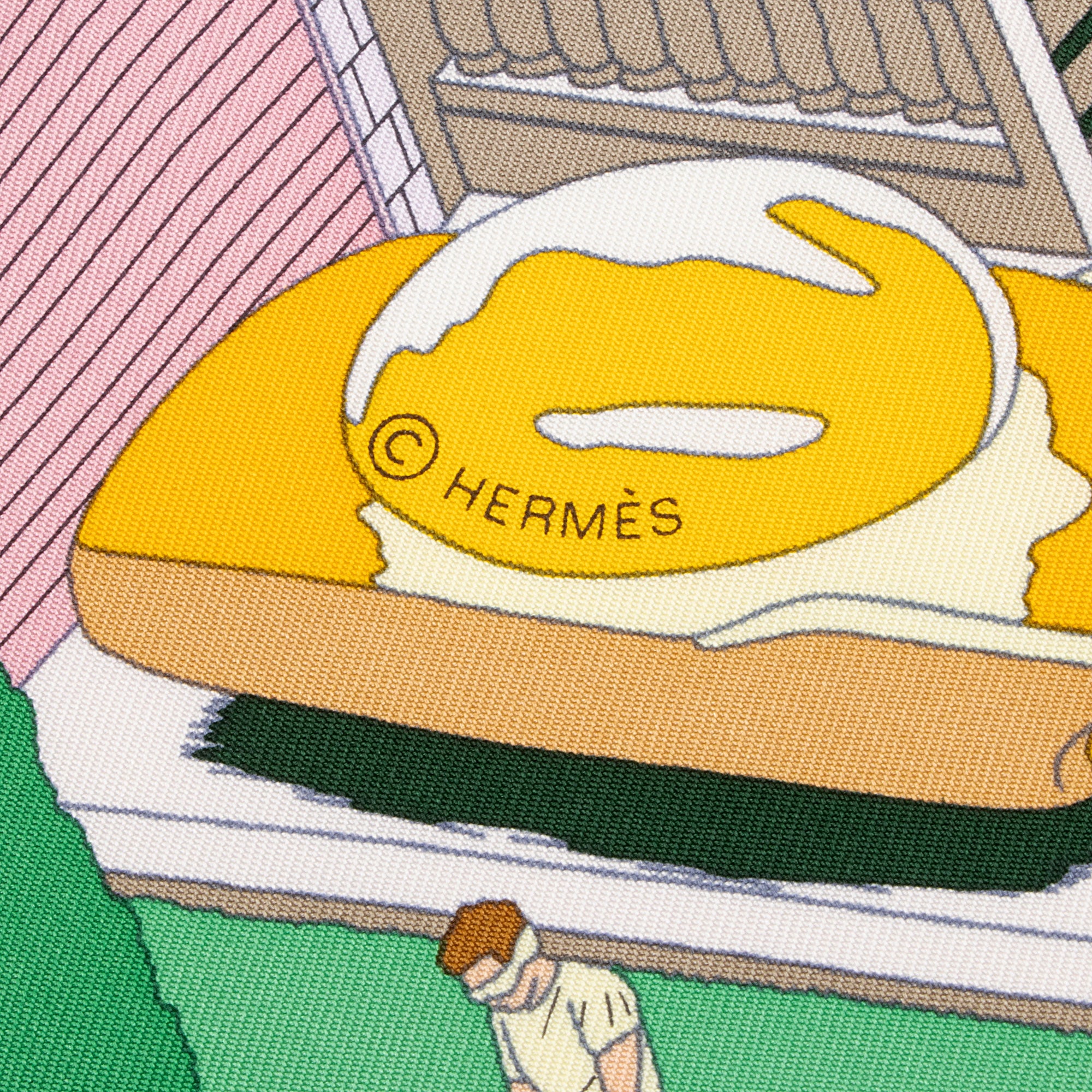 Hermes Silk On The Beach 90cm Scarf (SHF-mMGJNC)