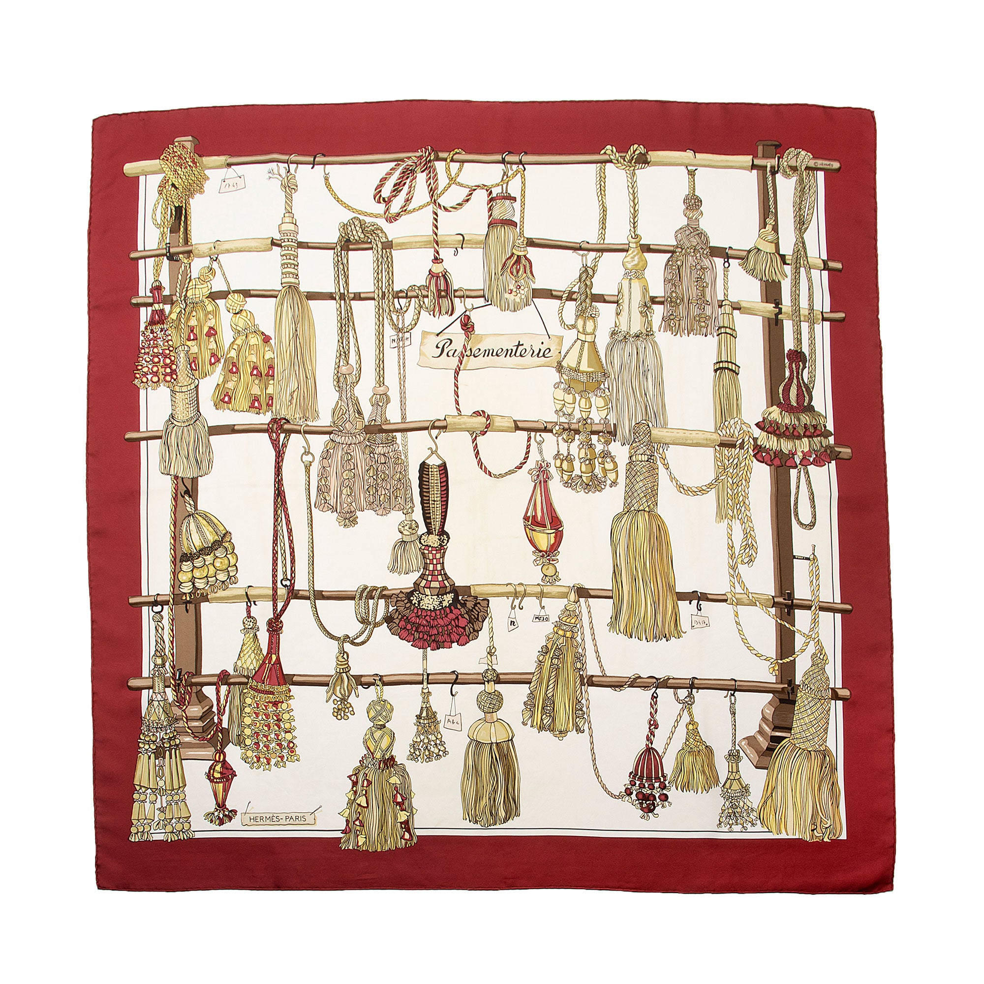 Hermes Silk Passementerie 90cm Scarf (SHF-bFbBeL)