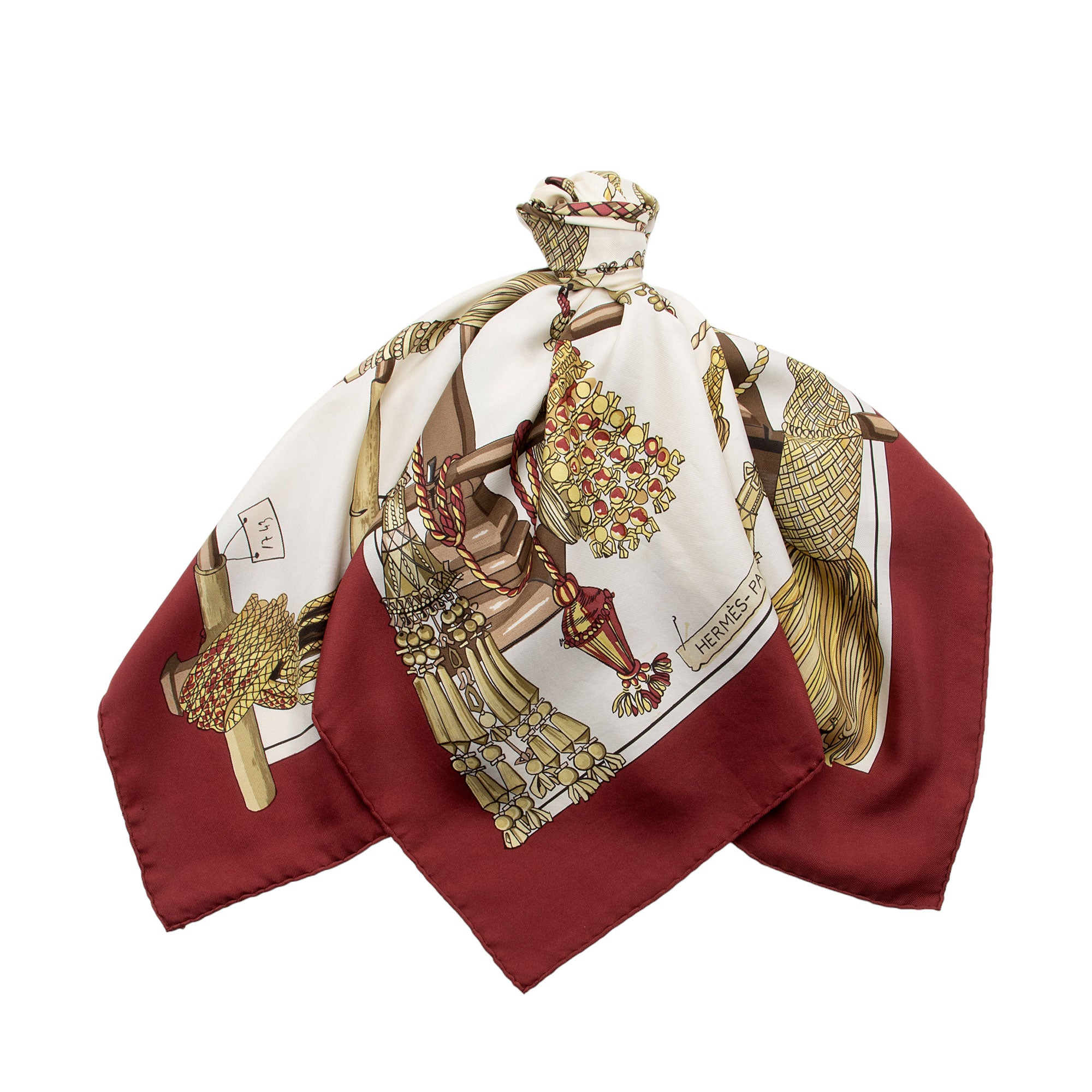 Hermes Silk Passementerie 90cm Scarf (SHF-bFbBeL)