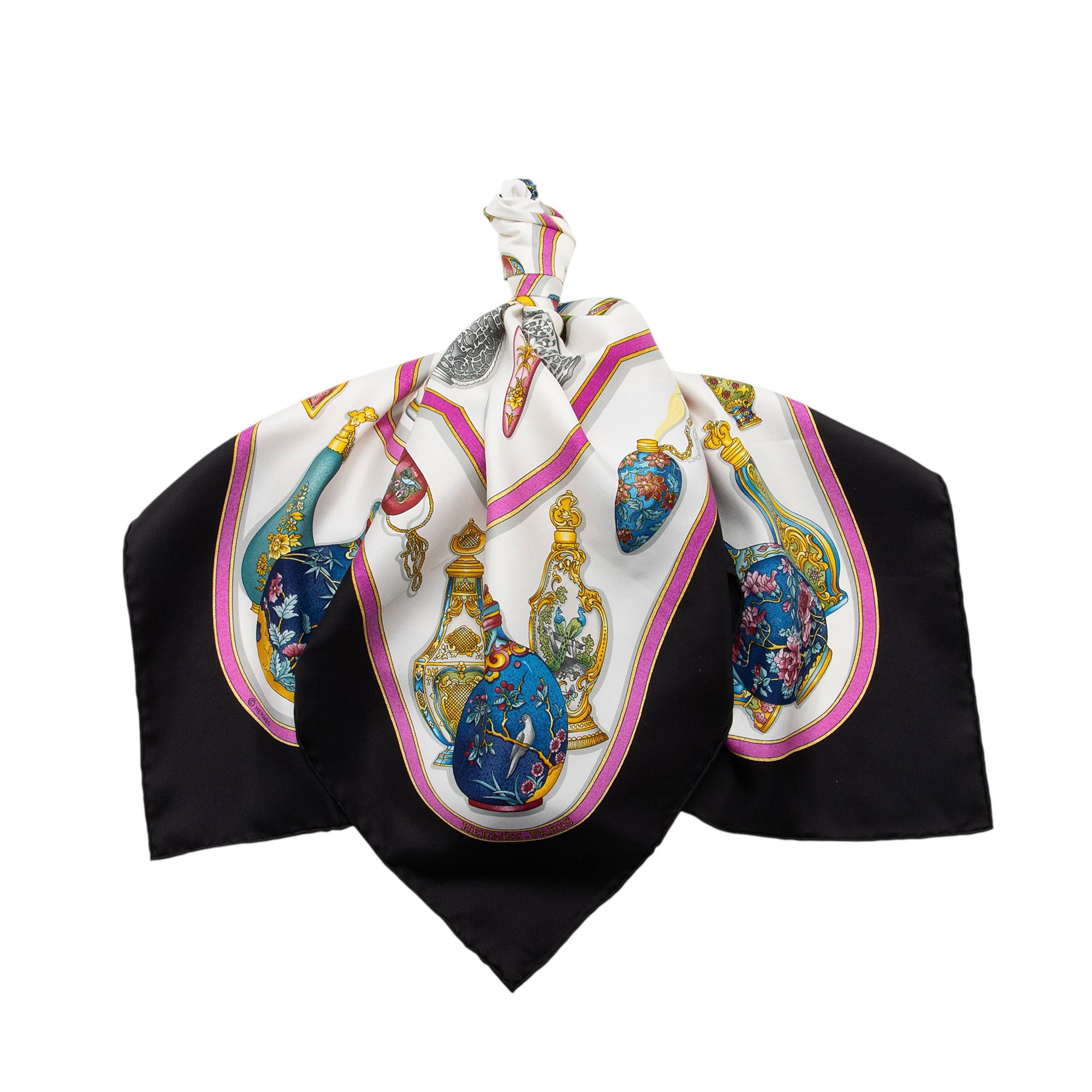 Hermes Silk Qu'importe l Flacon 90cm Scarf