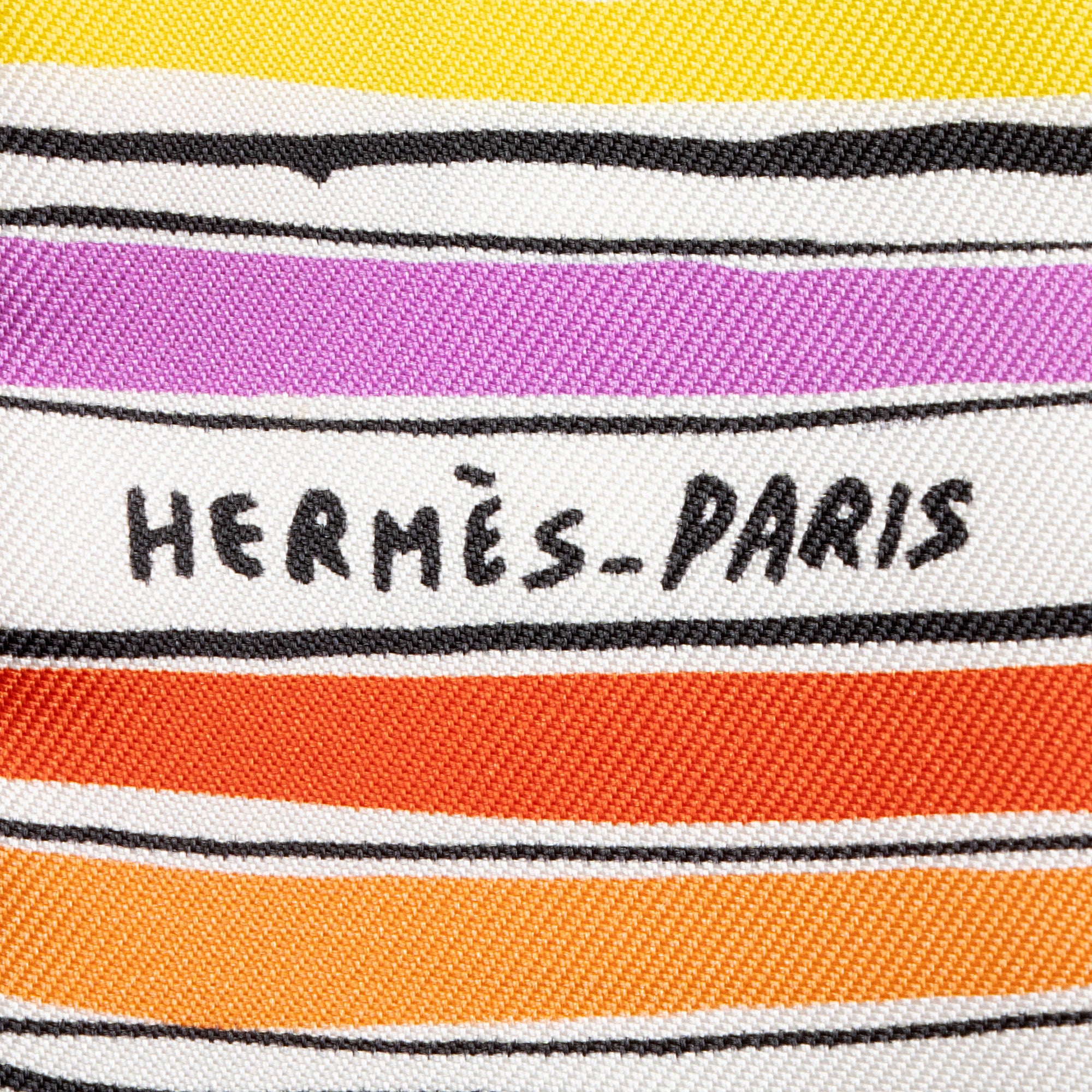 Hermes Silk Rayures d'Ete Twilly Scarf