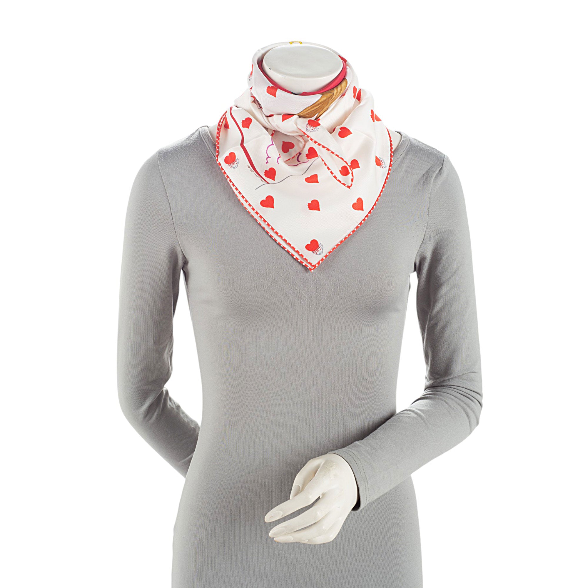 Hermes Silk Tea Time 70cm Scarf (SHF-D4yPBB)