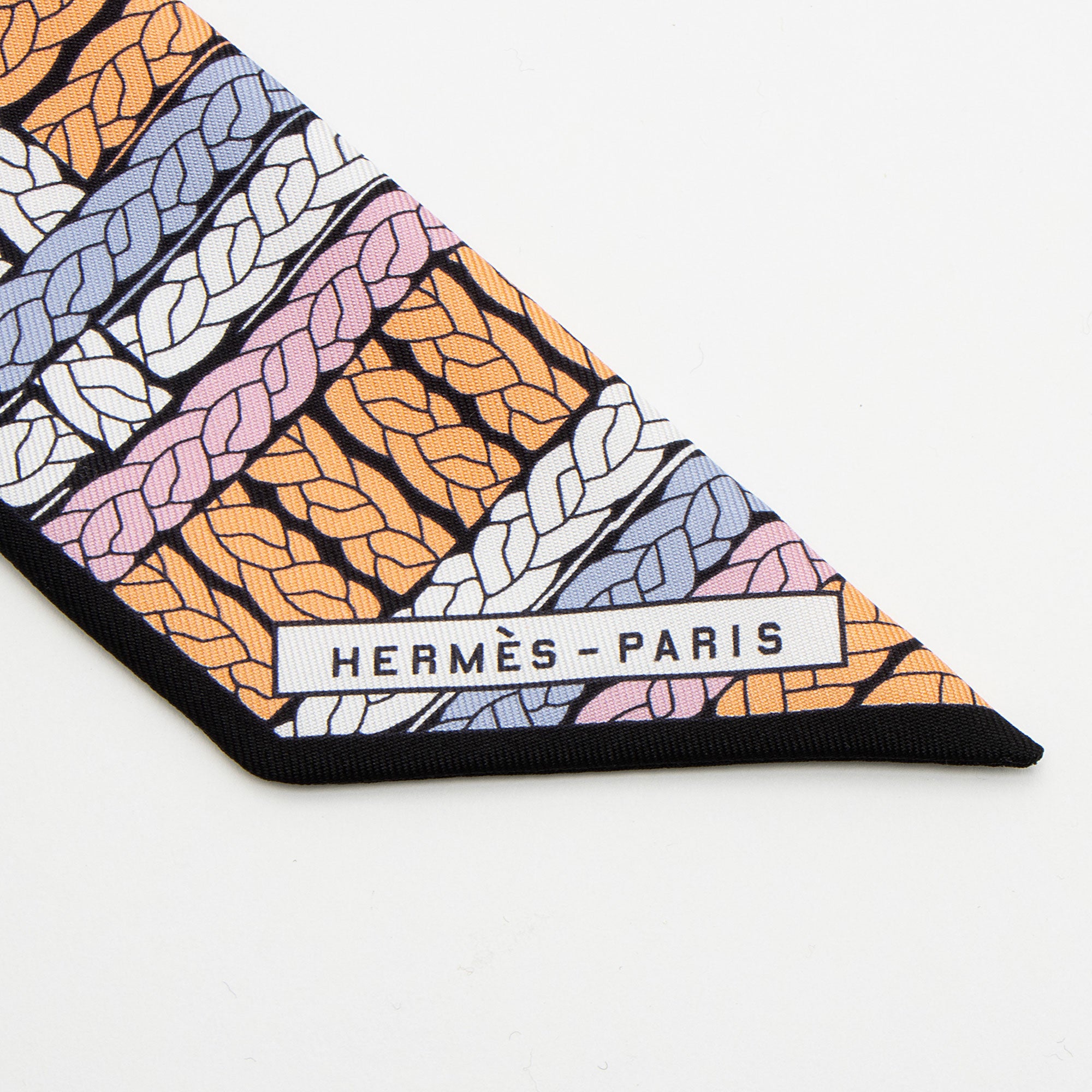Hermes Silk Tresses H Doll Twilly Scarf (SHF-ZMGWVH)