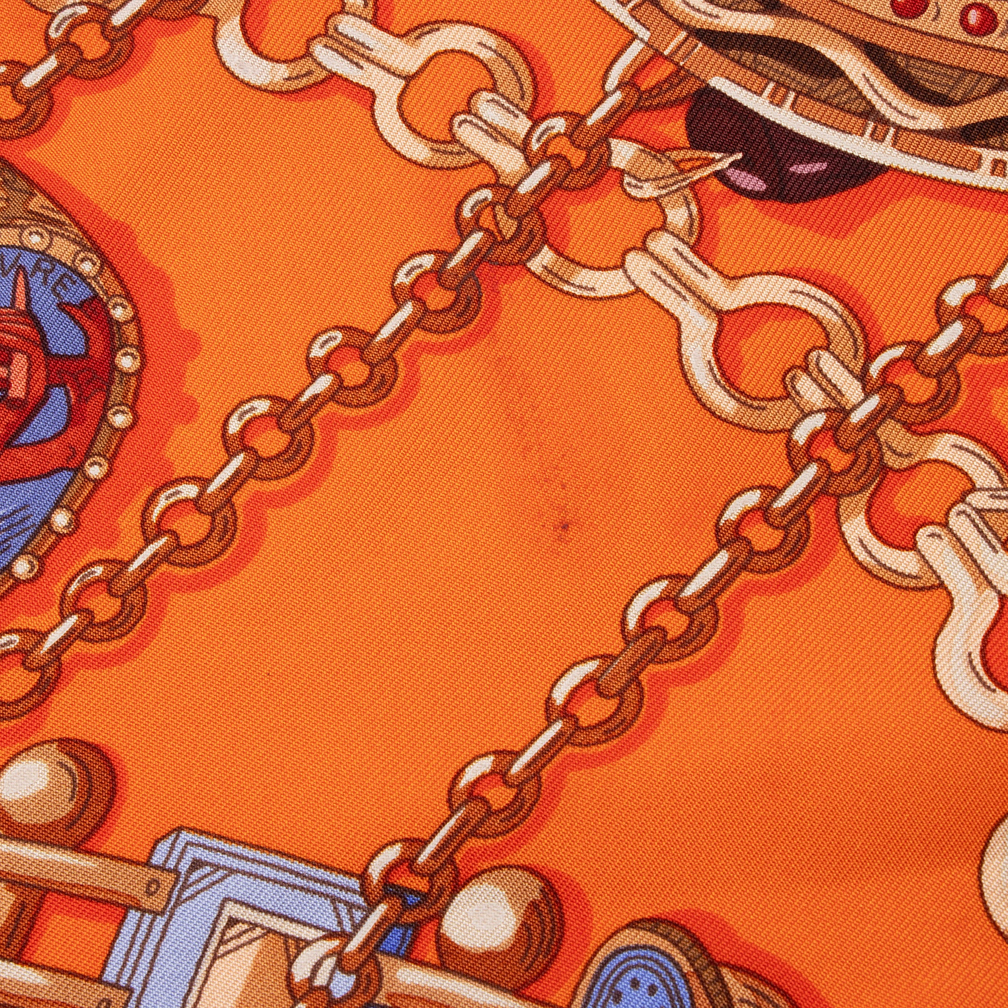 Hermes Silk Zenobie Reine De Palmyre 90cm Scarf