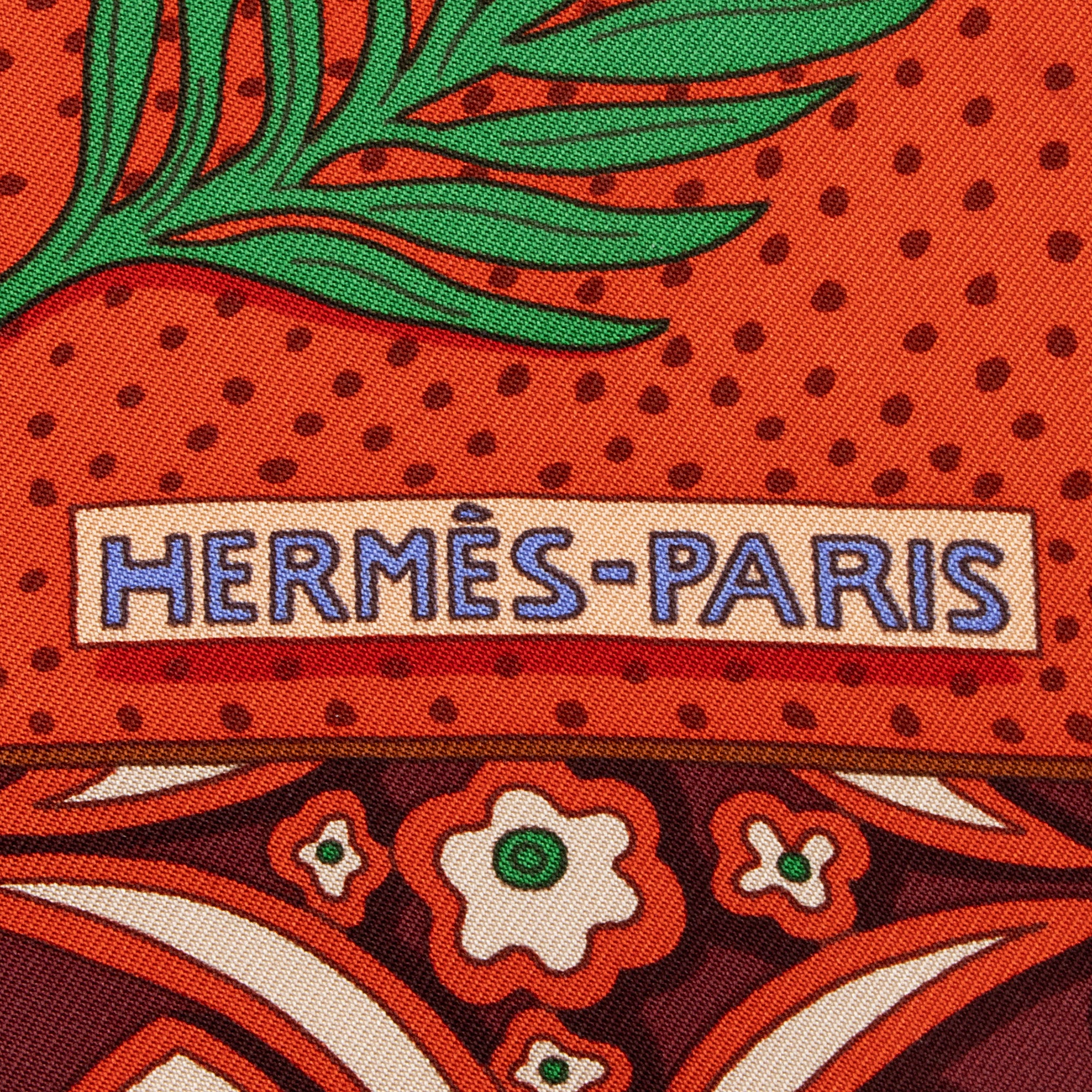 Hermes Silk Zenobie Reine De Palmyre 90cm Scarf