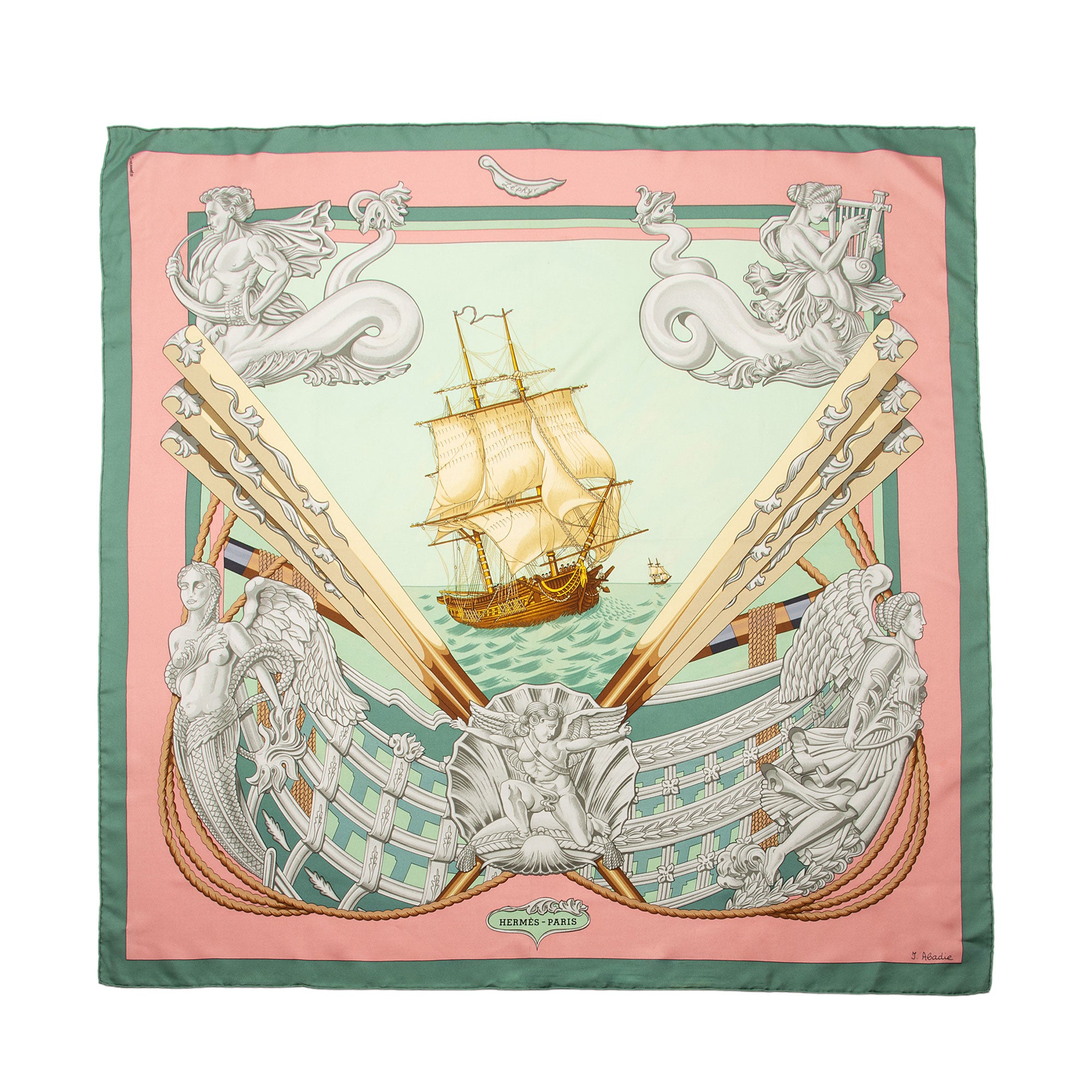 Hermes Silk Zephyr 90cm Scarf (SHF-xM8x0x)
