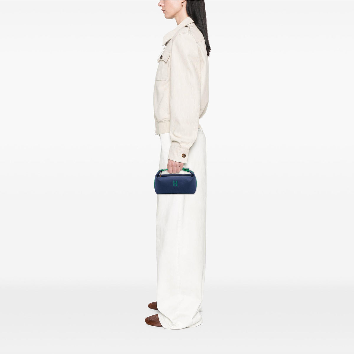 Hermes Small Toile Bride A Brac Case