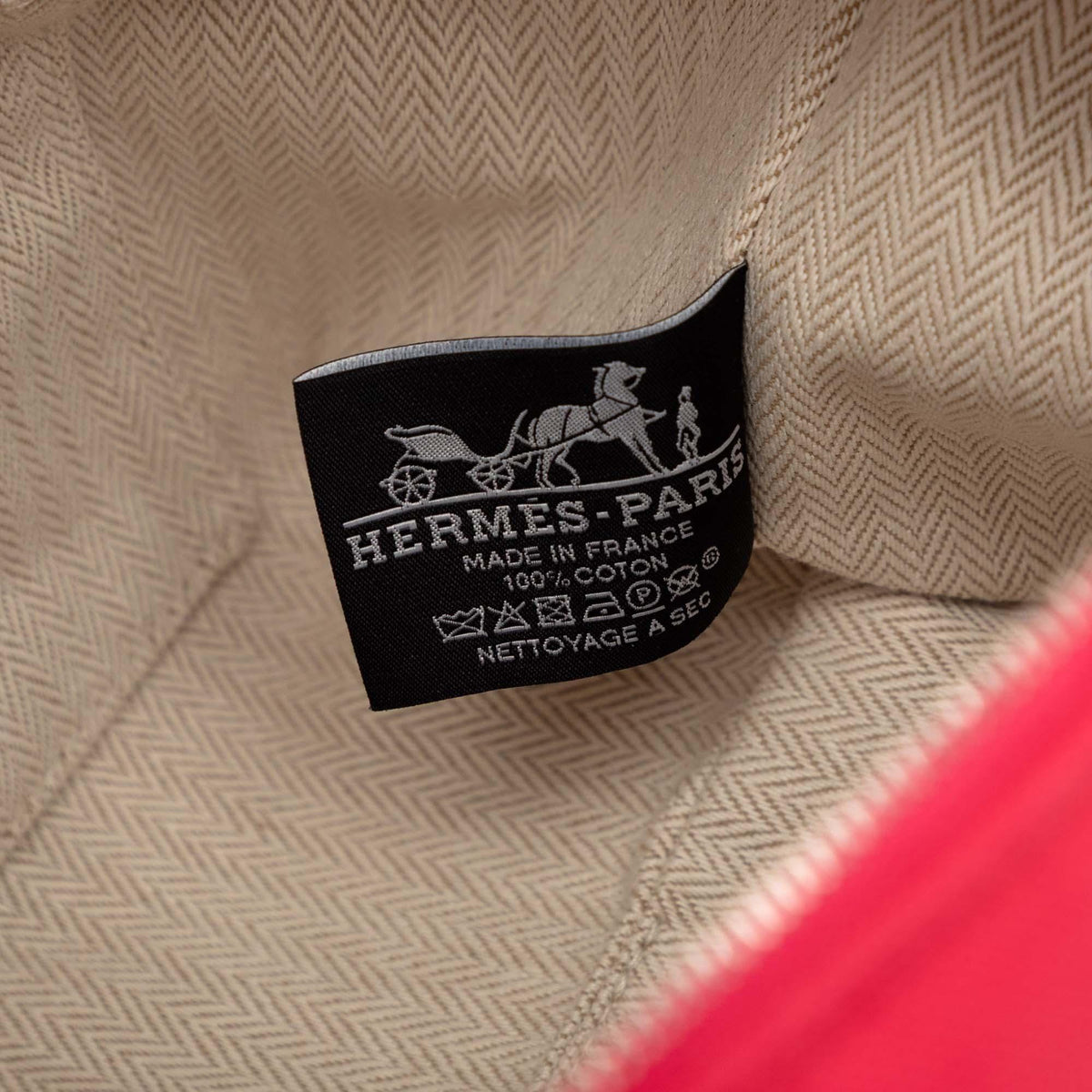 Hermes Small Toile Bride A Brac Case