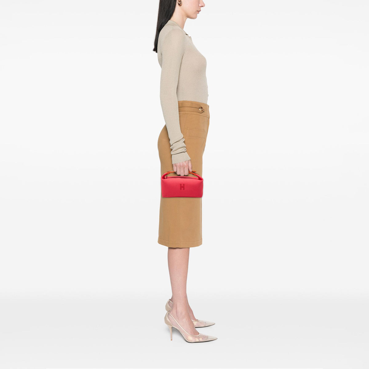 Hermes Small Toile Bride A Brac Case