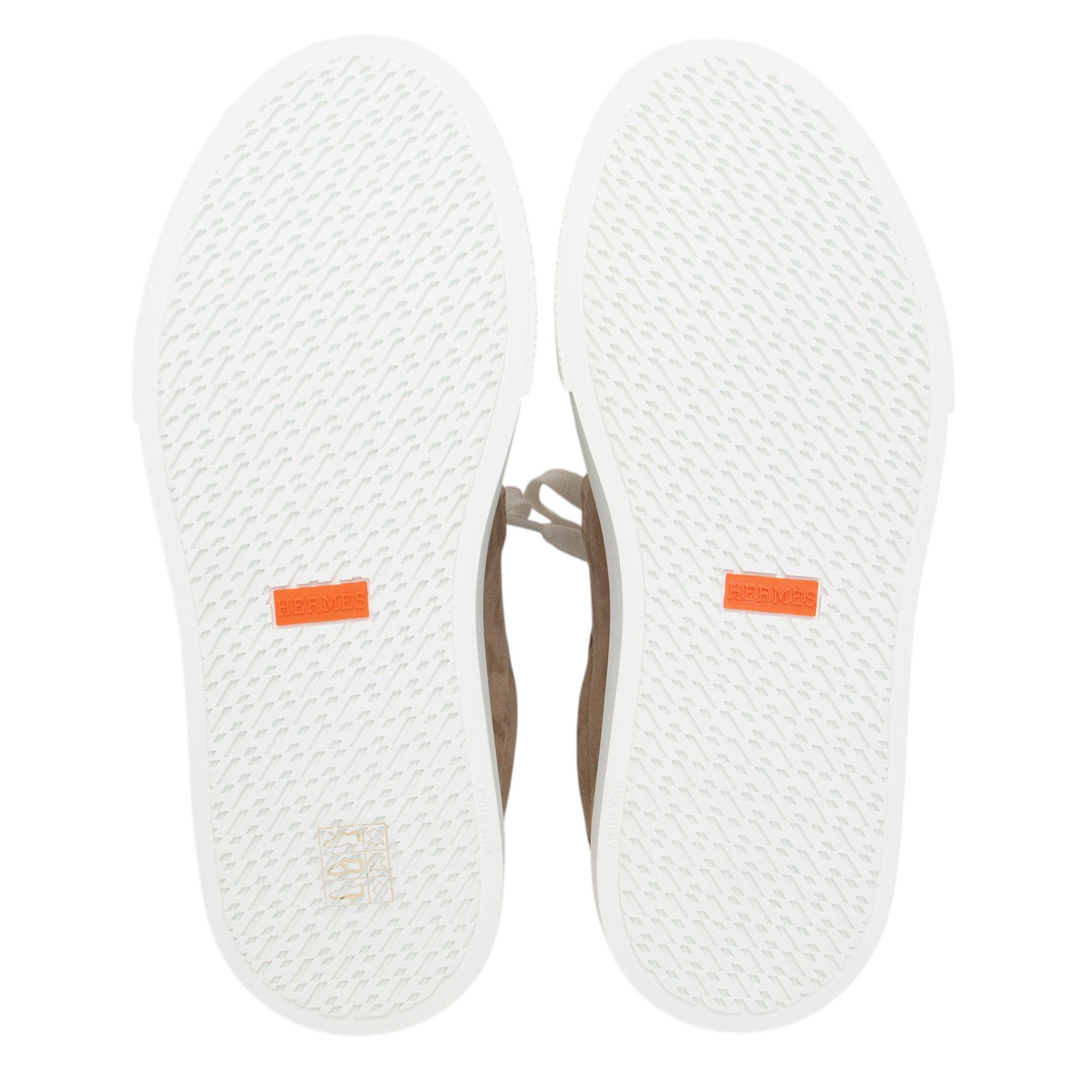 Hermes Suede Goatskin Day Sneaker - Size 8 / 38
