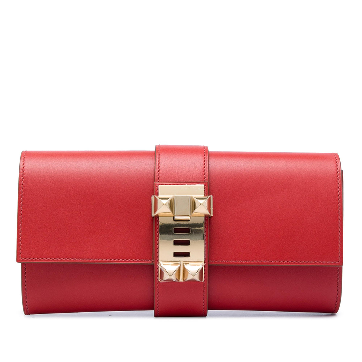Hermes Tadelakt Medor Clutch 23