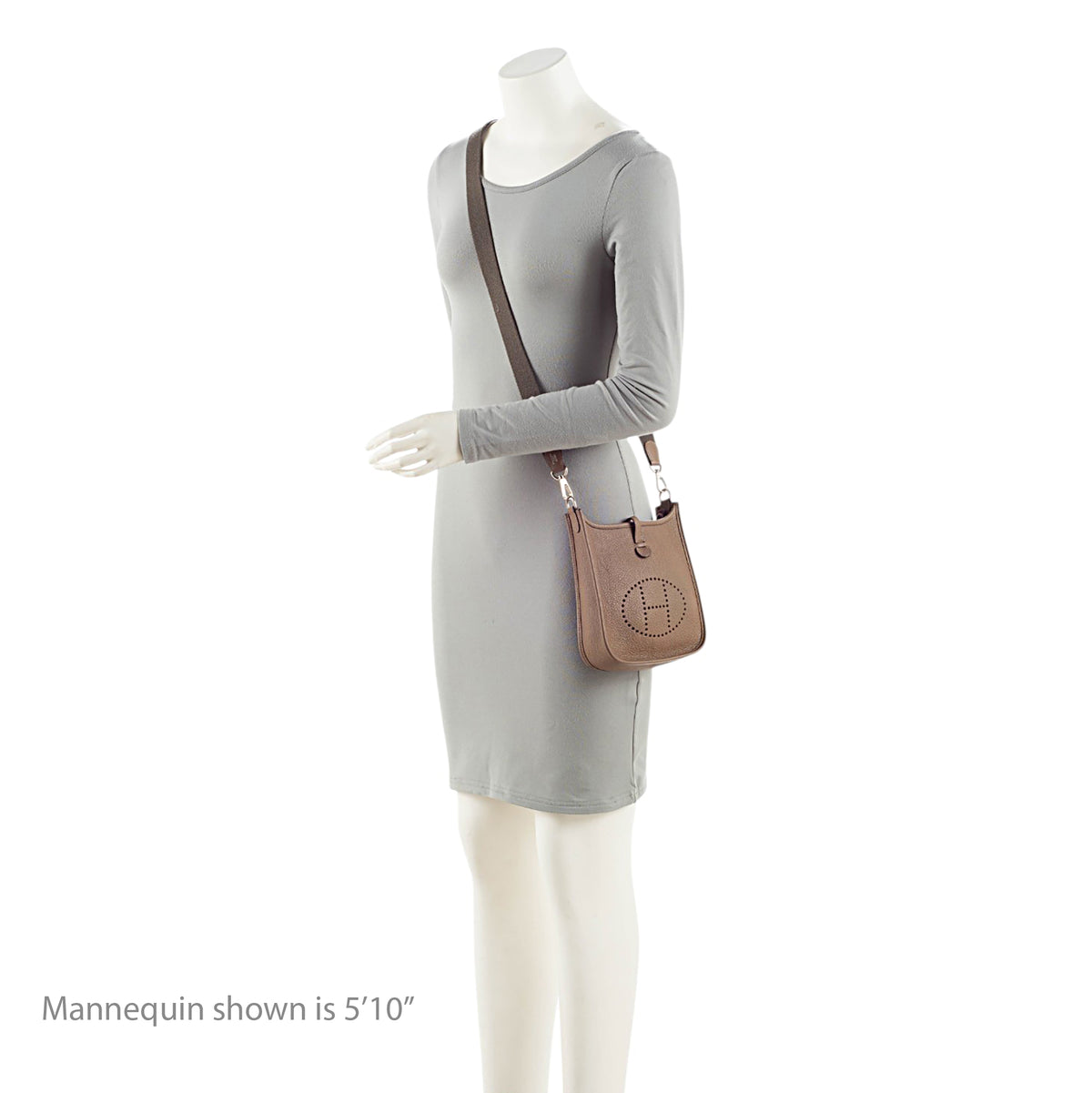 Hermes Taurillon Clemence Amazone Evelyne TPM Shoulder Bag