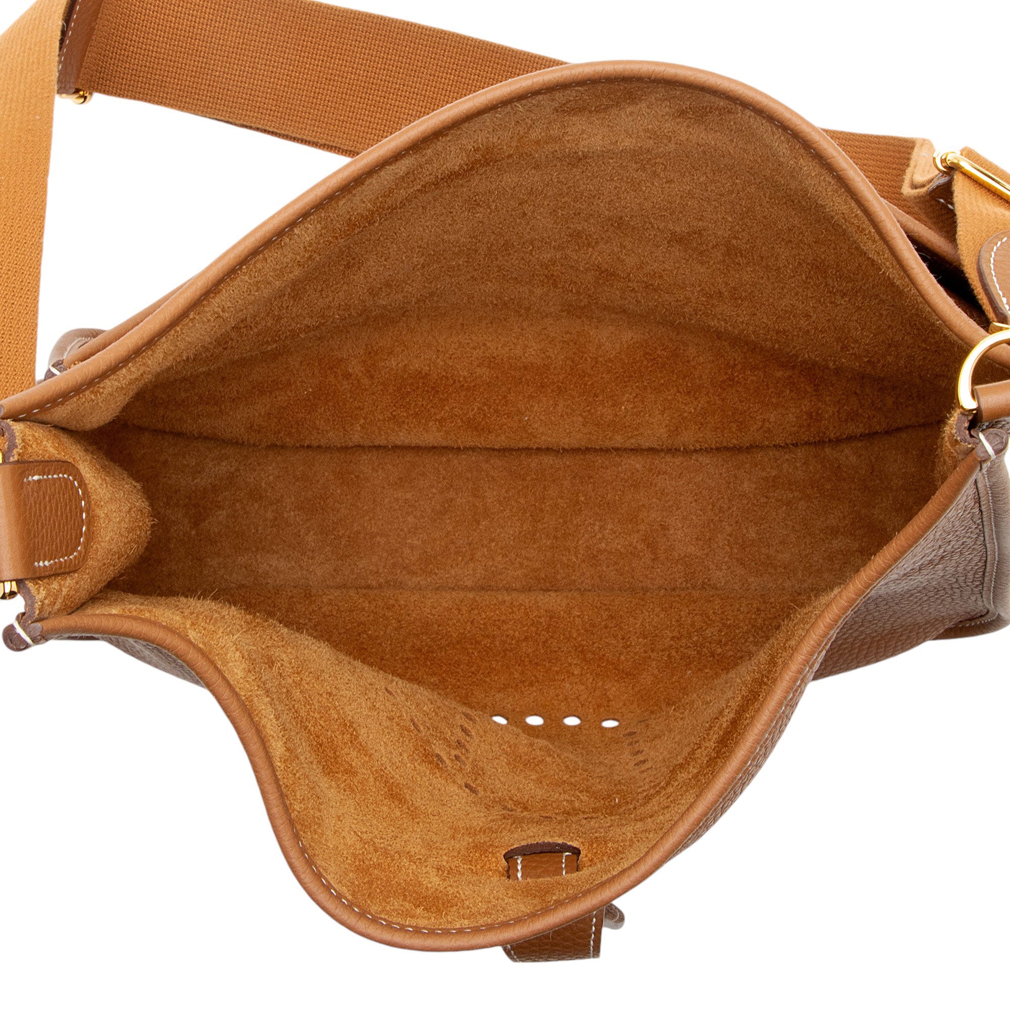 Hermes Taurillon Clemence Evelyne III PM Shoulder Bag (SHF-ru6mJn)