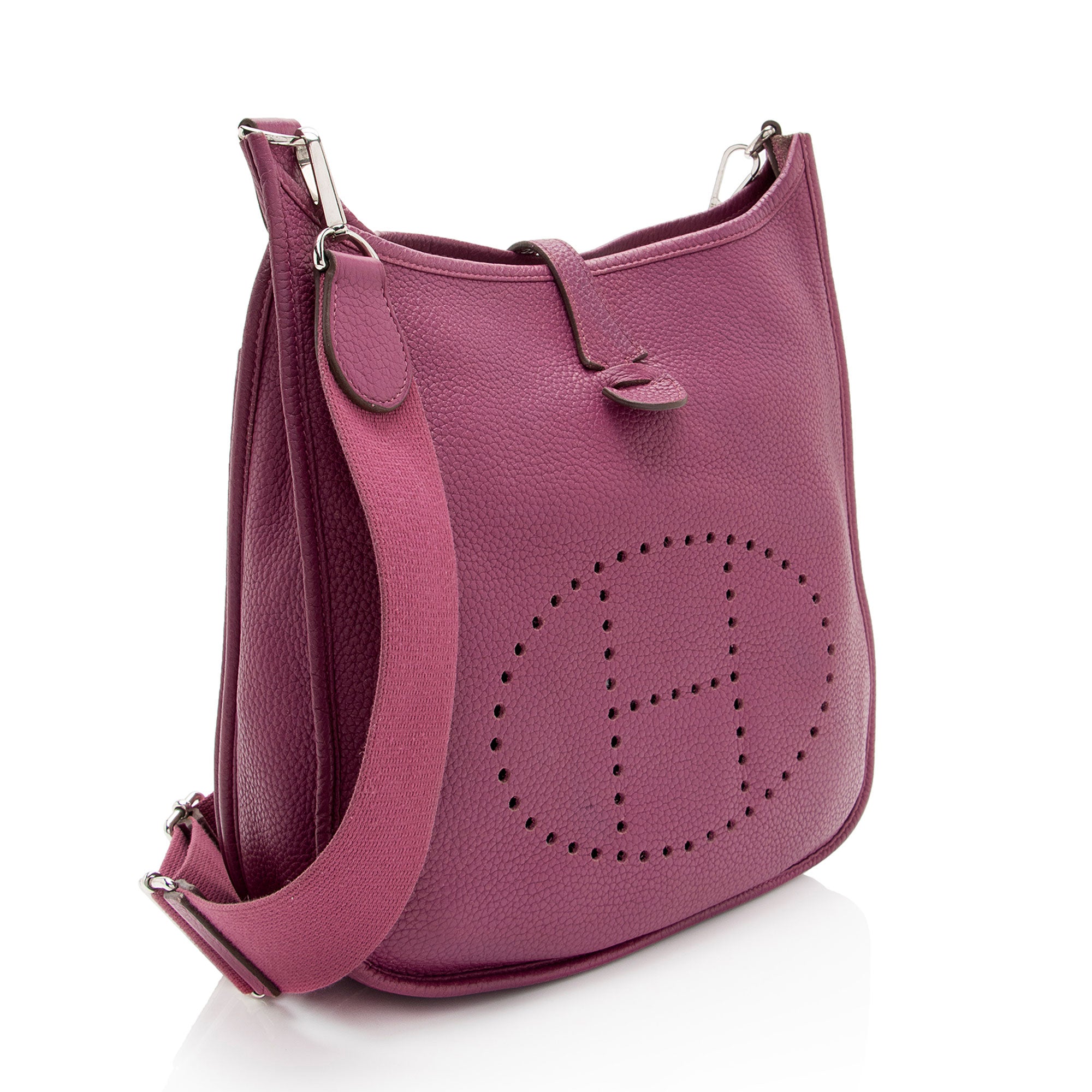 Hermes Taurillon Clemence Evelyne III PM Shoulder Bag