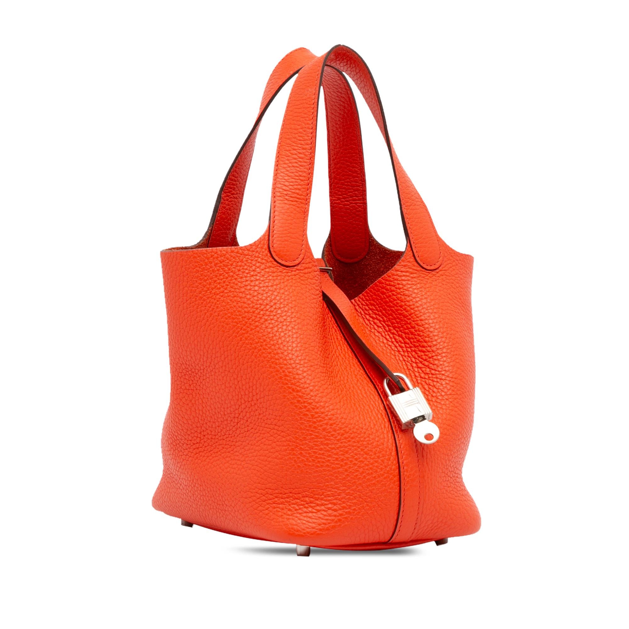 Hermes Taurillon Clemence Picotin Lock 18 (SHG-maRqqs)