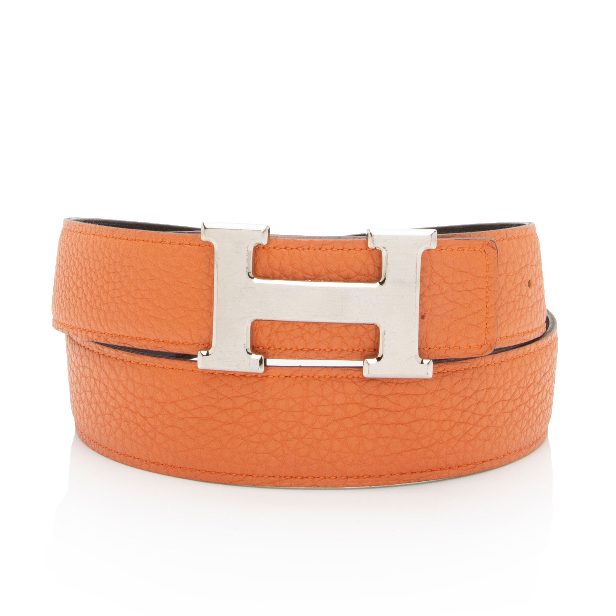 Hermes Togo Epsom Constance 32mm Reversible H Belt - Size 34 / 85 (SHF-8pQq4l)