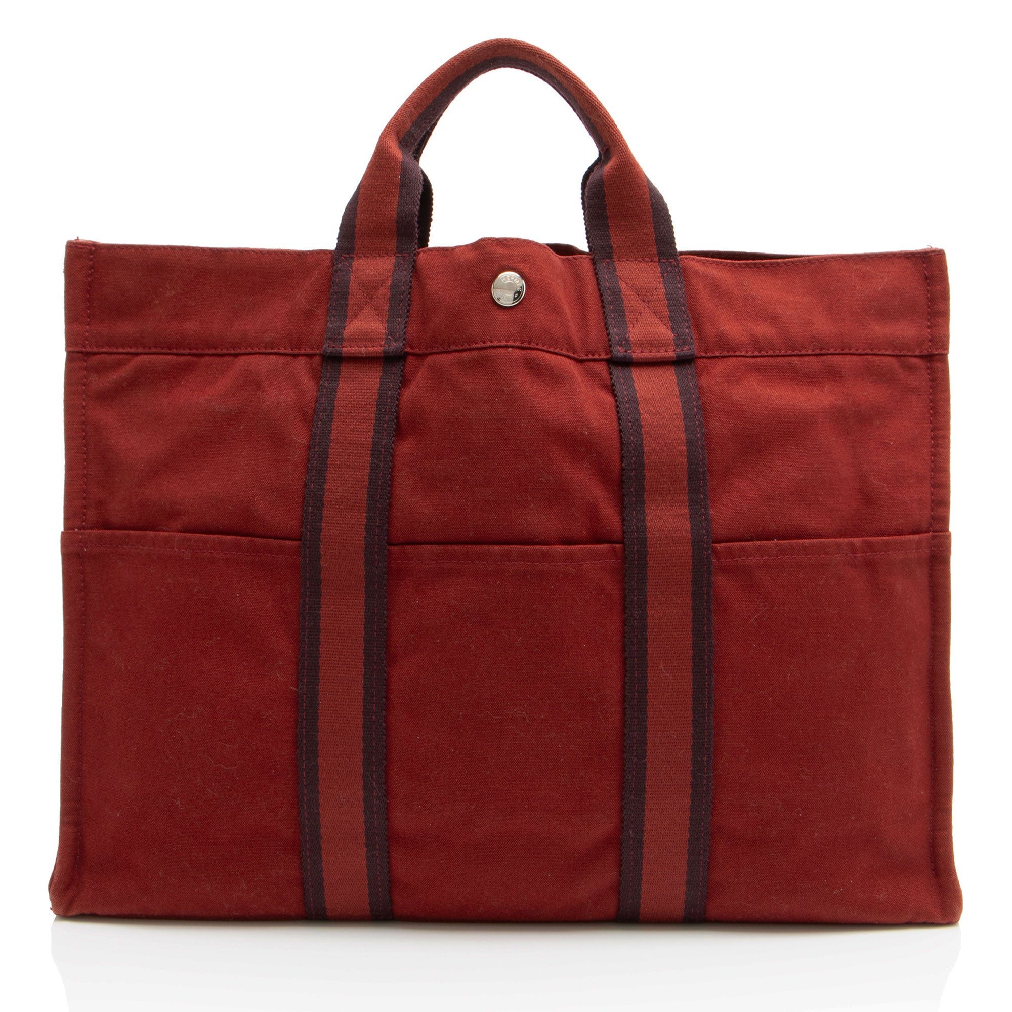 Hermes Toile Fourre Tout MM Tote