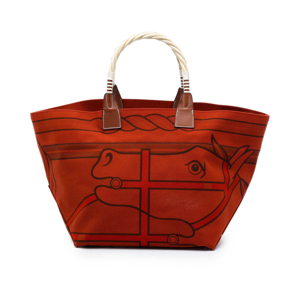 Hermes Toile H Plume Quadrige au Fil Steeple 31
