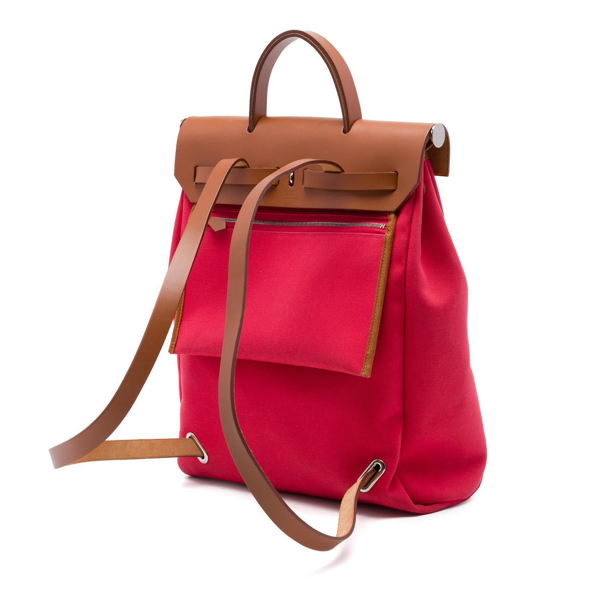 Hermes Toile Herbag A Dos Zip Retourne Backpack