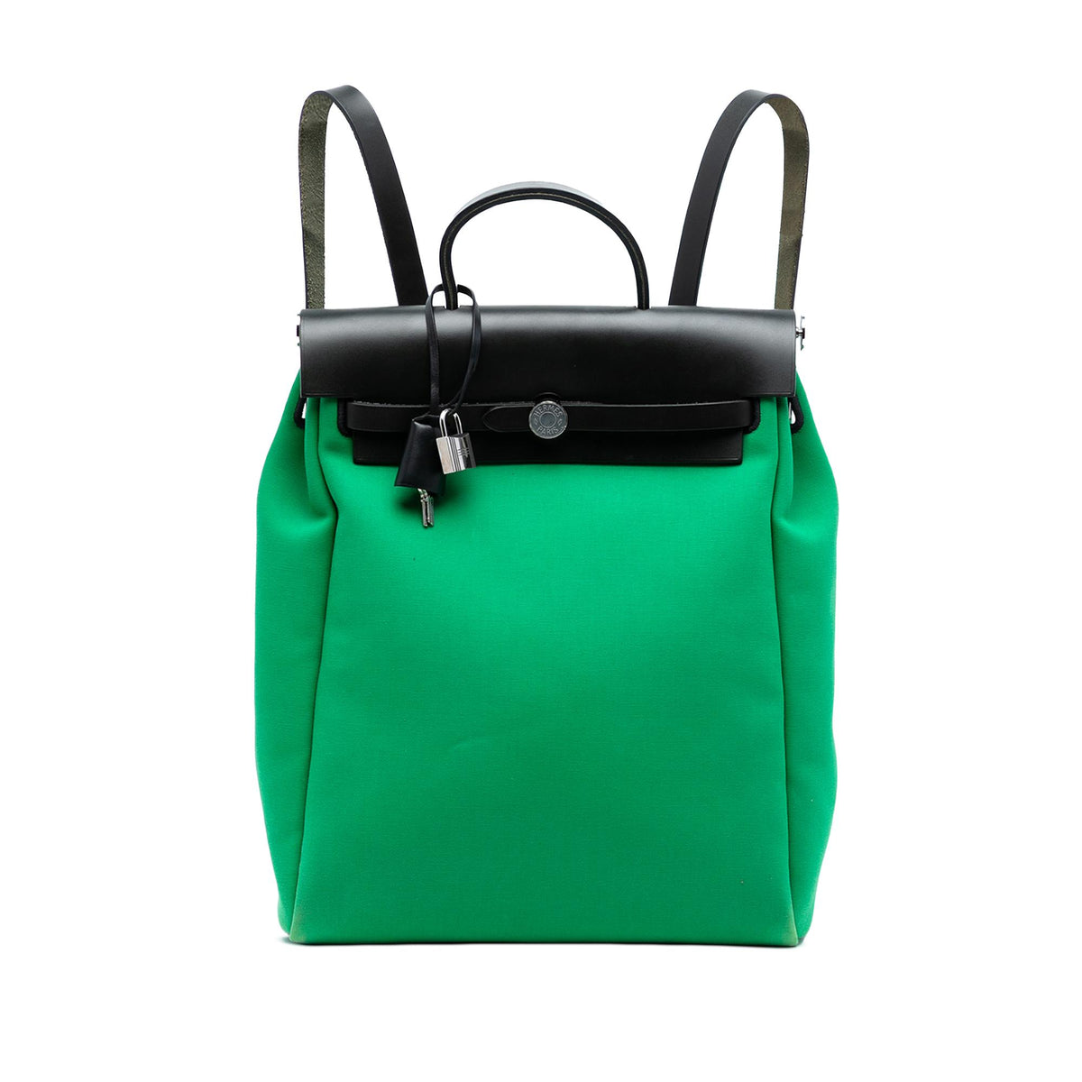 Hermes Toile Herbag A Dos Zip Retourne Backpack