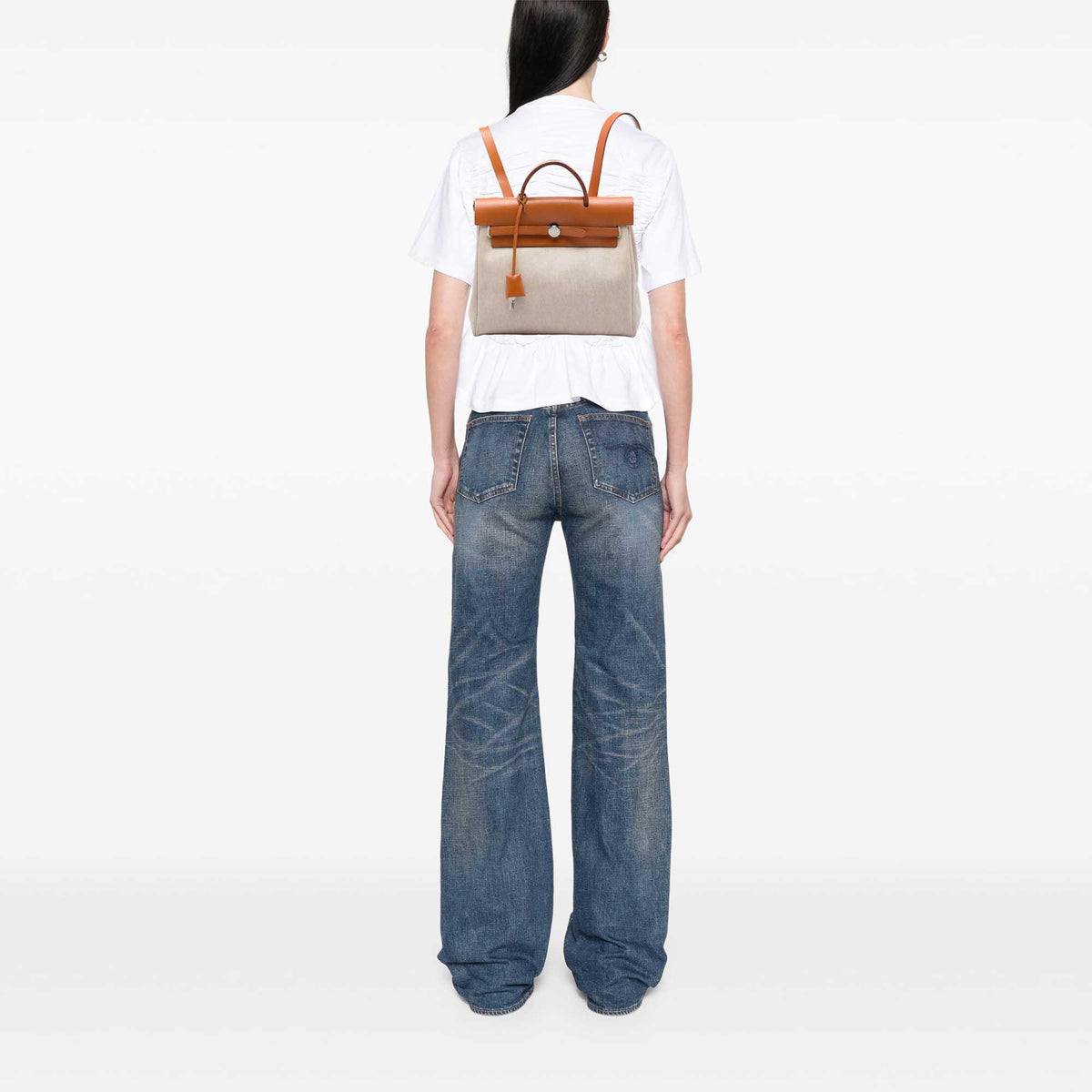 Hermes Toile Herbag Backpack PM