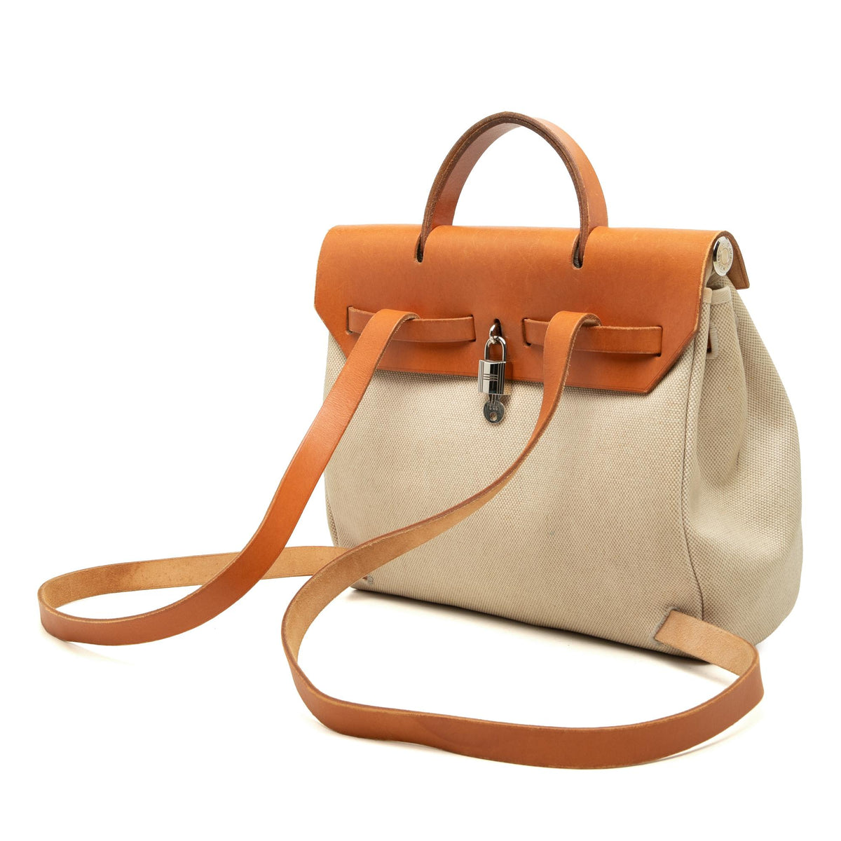 Hermes Toile Herbag Backpack PM