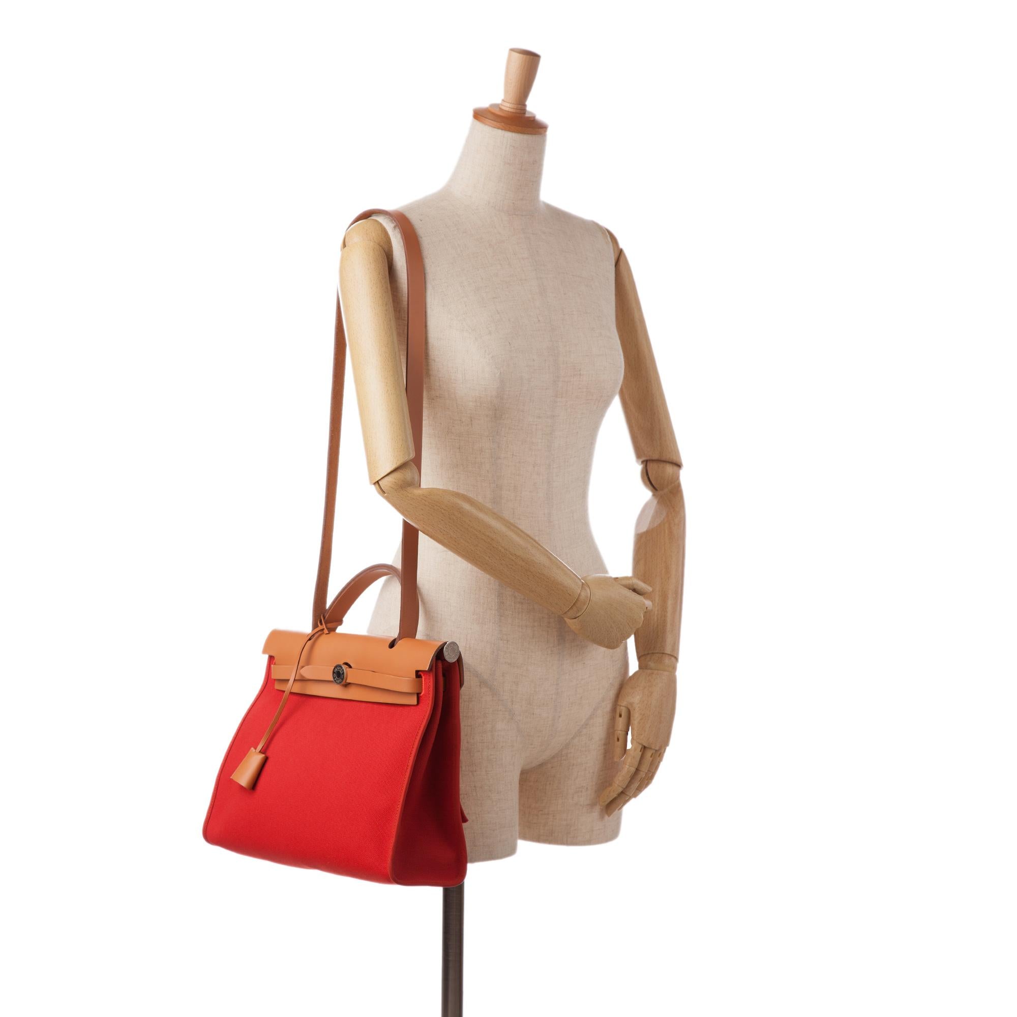 Hermes Toile Herbag Zip 31 (SHG-4yYyck)