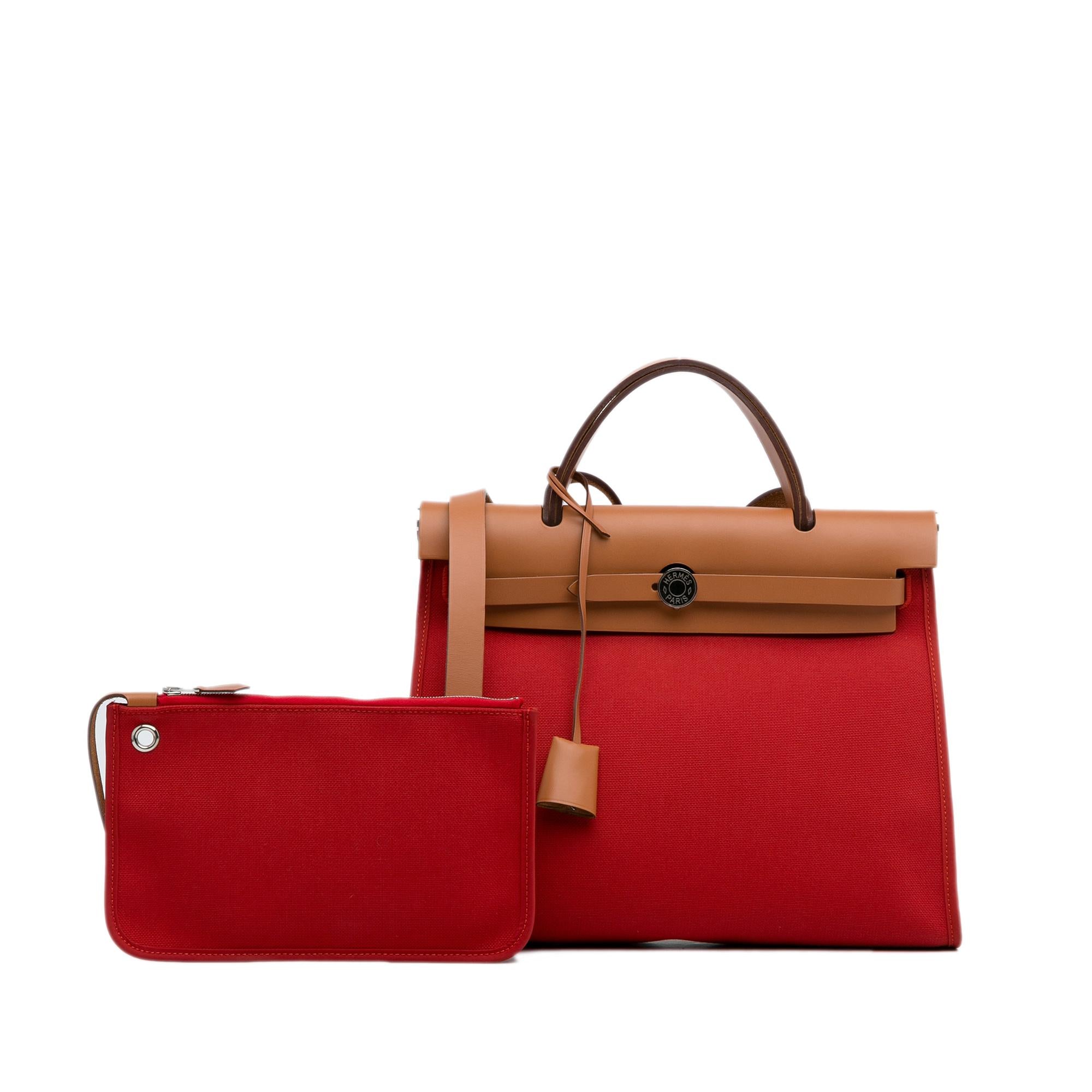 Hermes Toile Herbag Zip 31 (SHG-4yYyck)