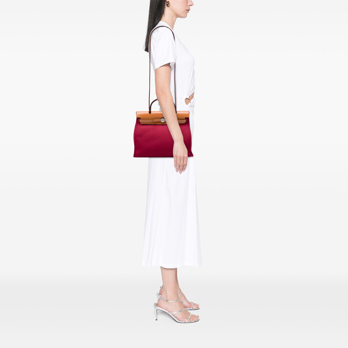 Hermes Toile Herbag Zip 31