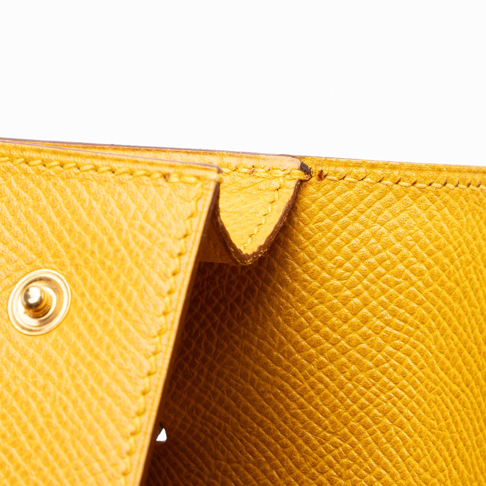 Hermes Vintage Chevel Leather Pochette Green Belt Bag (SHF-Zes22t)