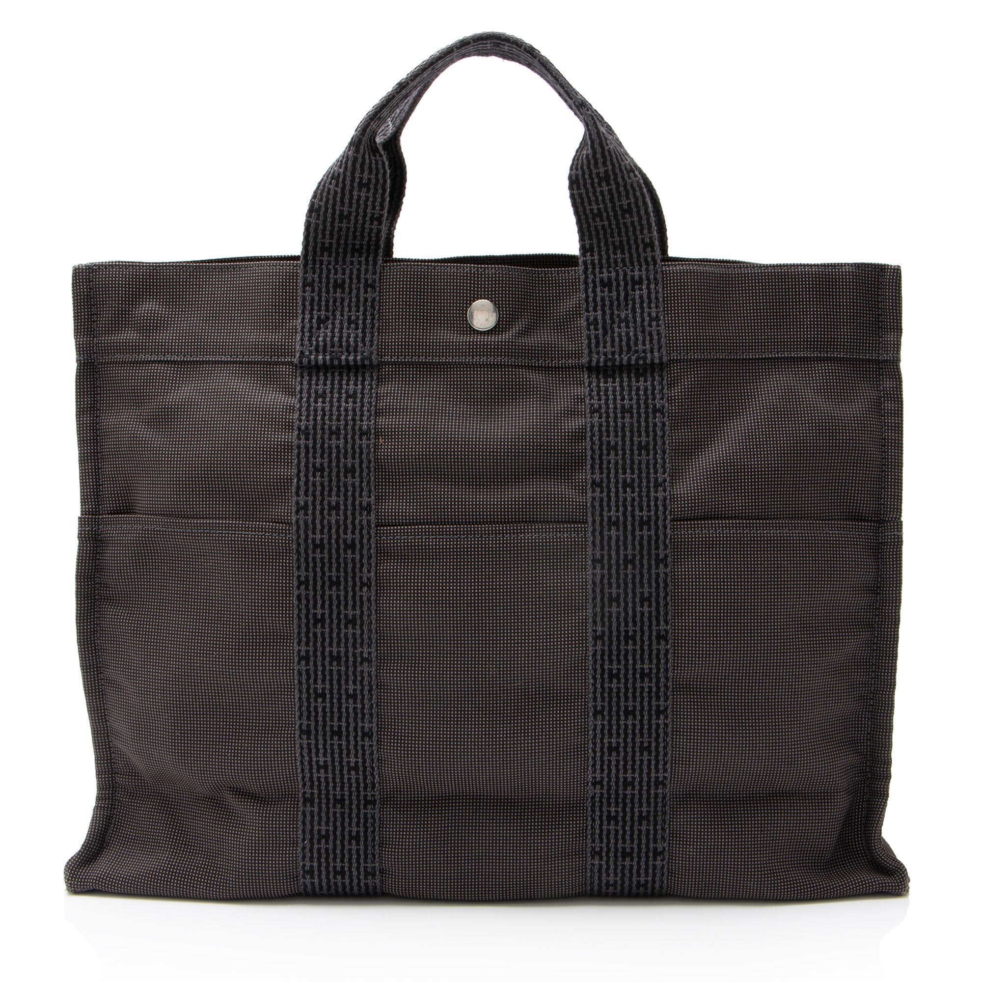 Hermes Vintage Canvas Herline MM Tote