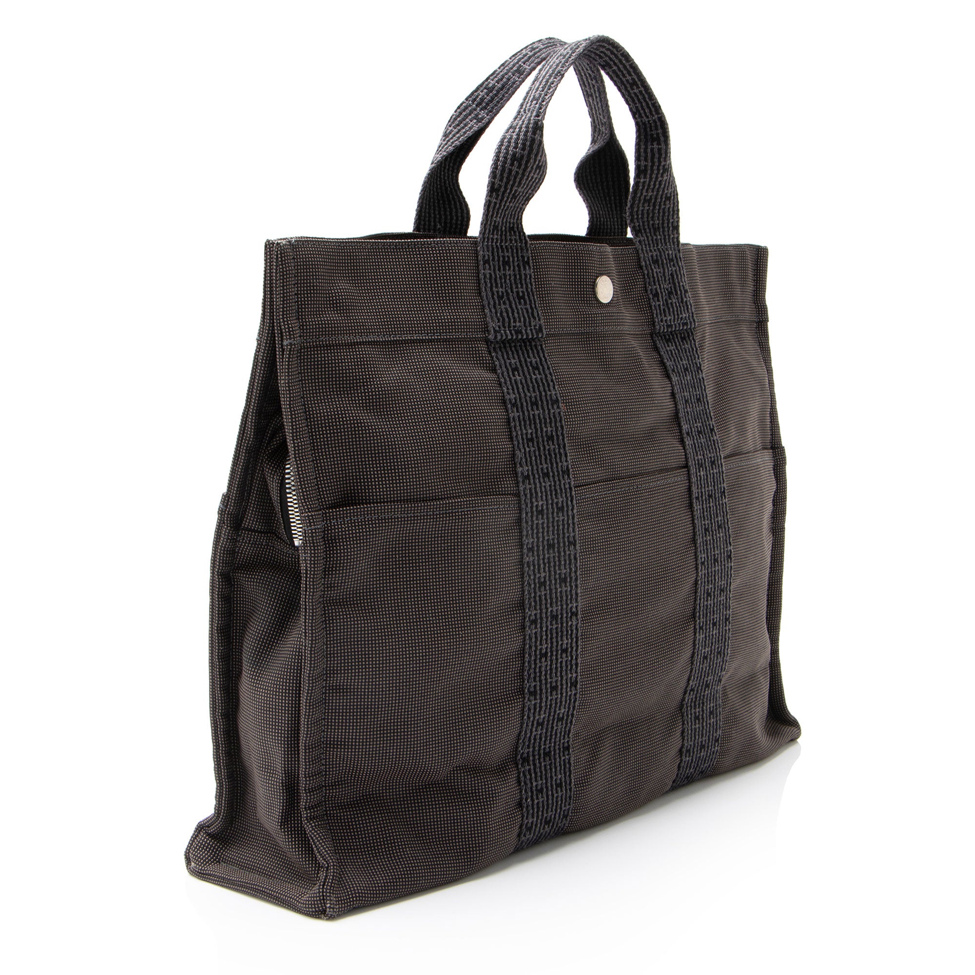 Hermes Vintage Canvas Herline MM Tote