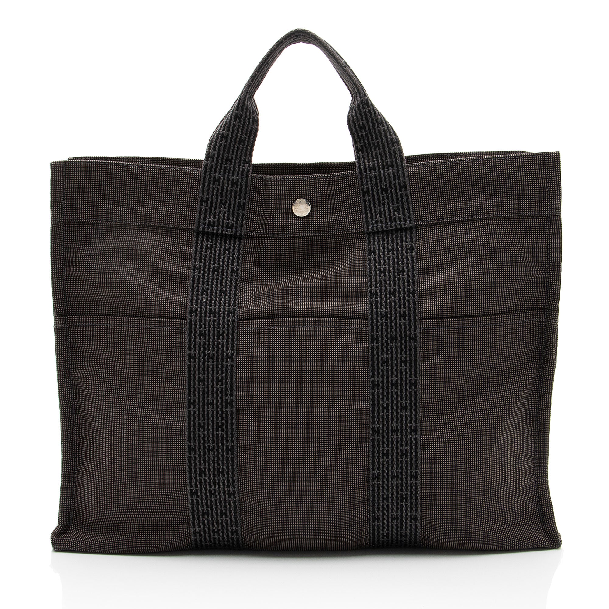 Hermes Vintage Canvas Herline MM Tote