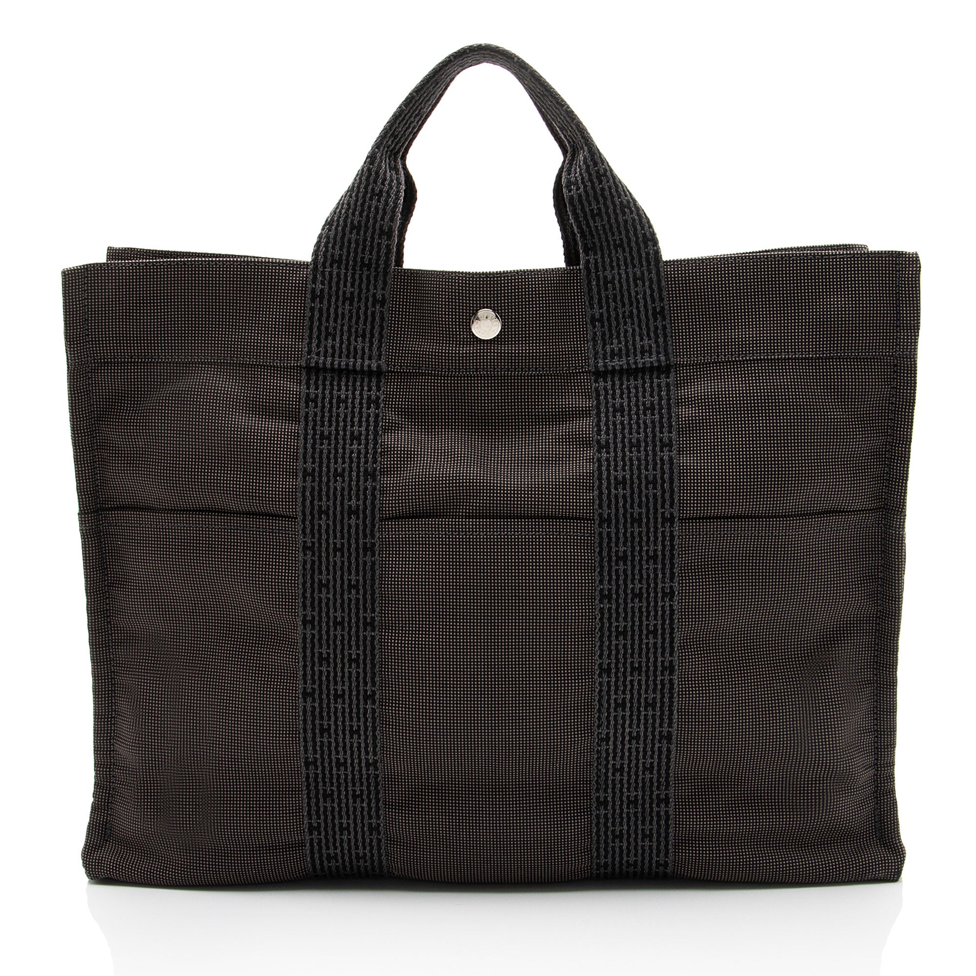 Hermes Vintage Canvas Herline MM Tote
