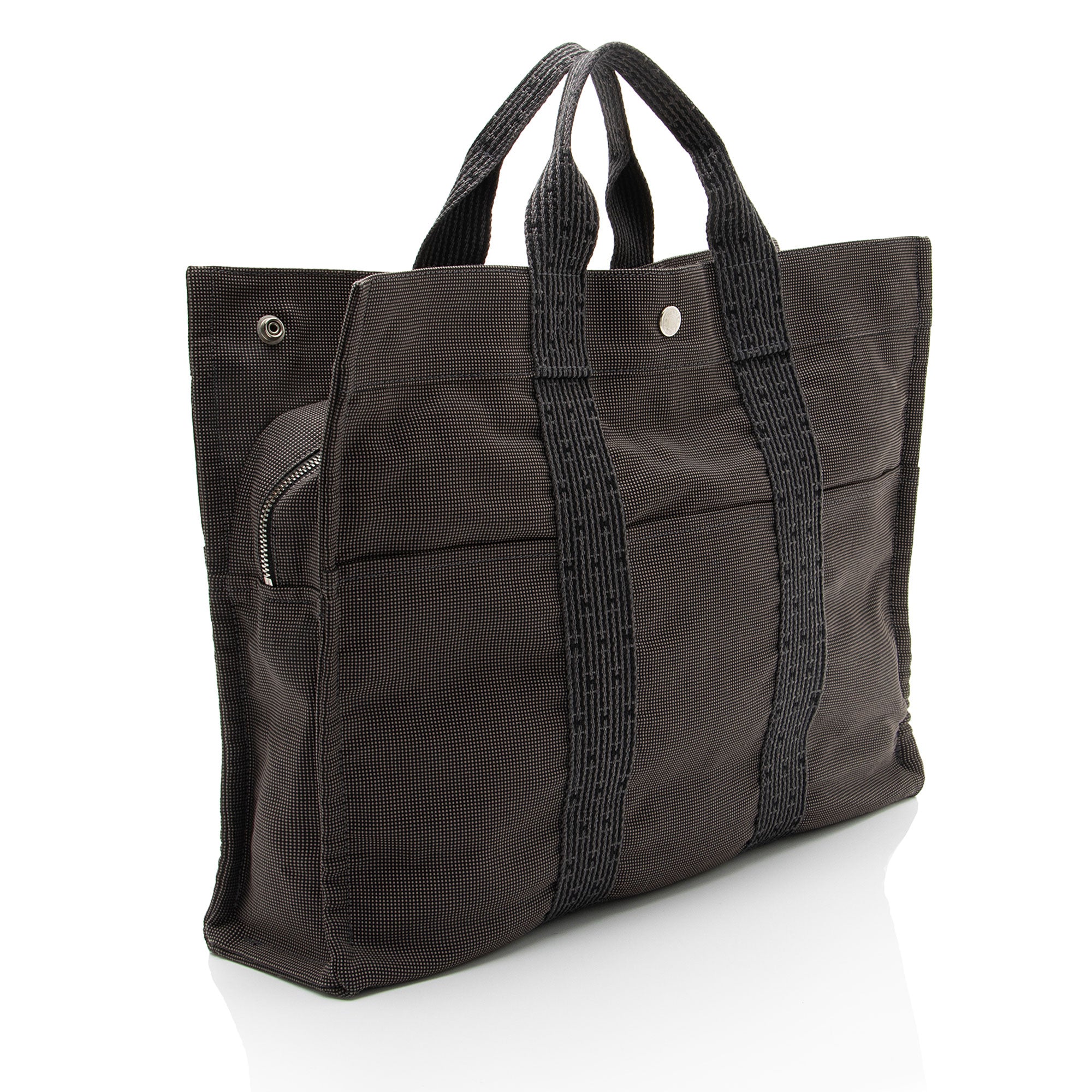 Hermes Vintage Canvas Herline MM Tote