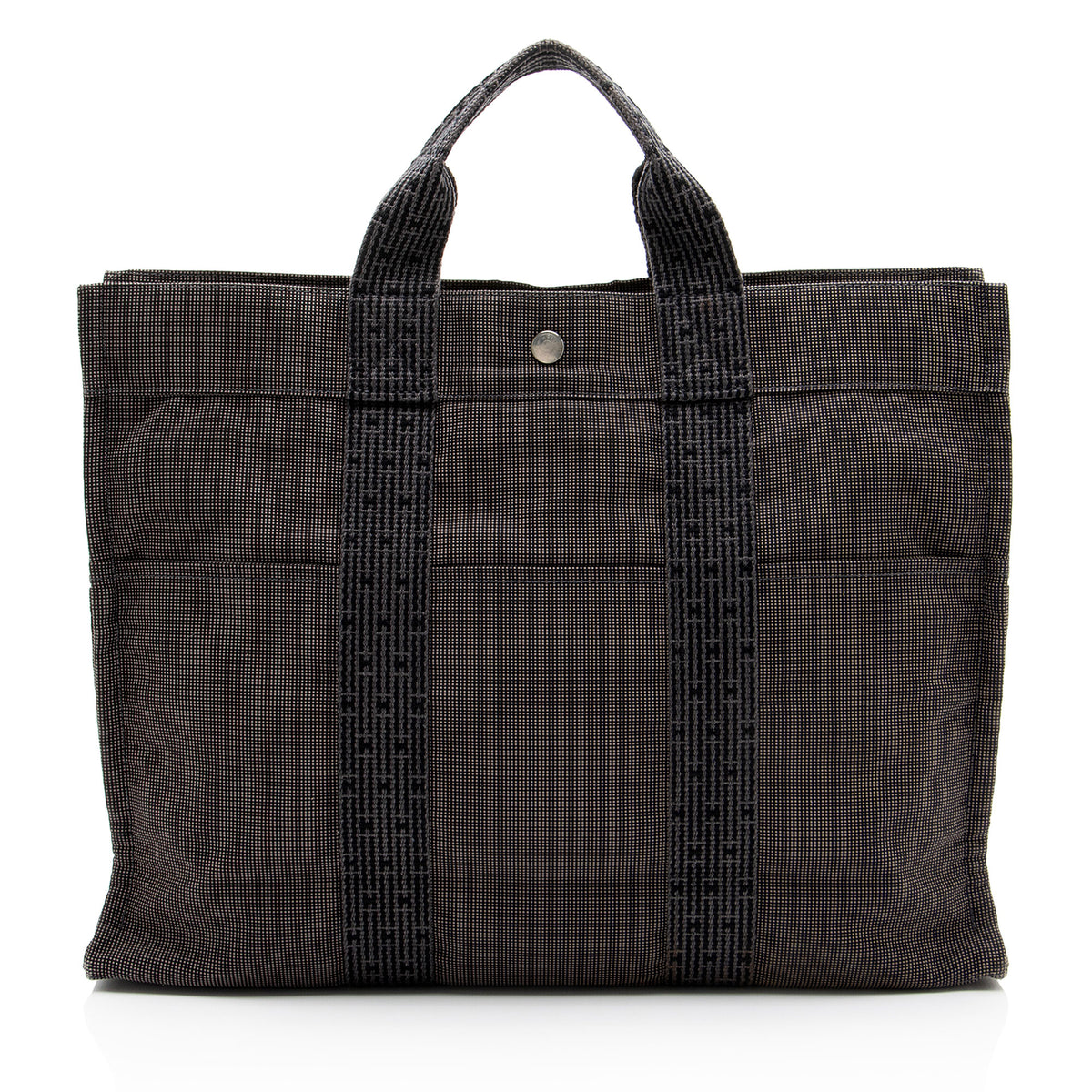 Hermes Vintage Canvas Herline MM Tote